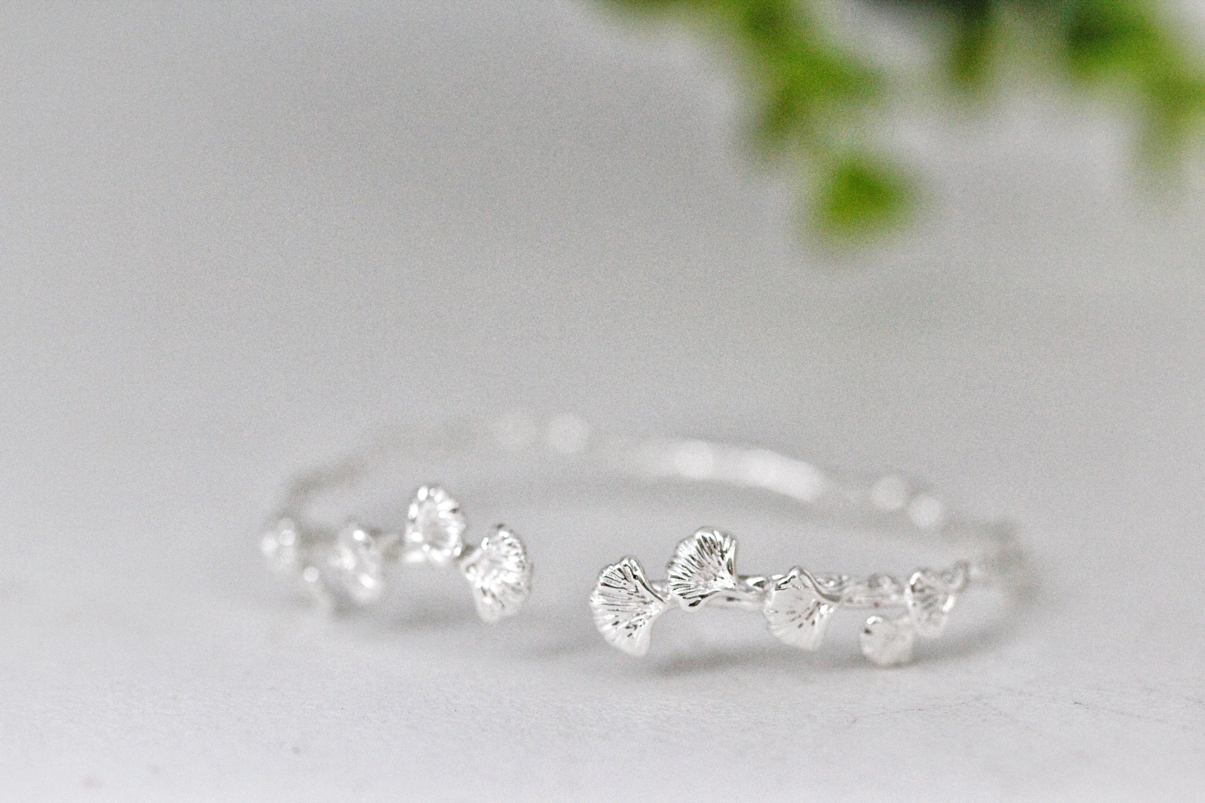 Ginkgo Leaves Branch Bracelet