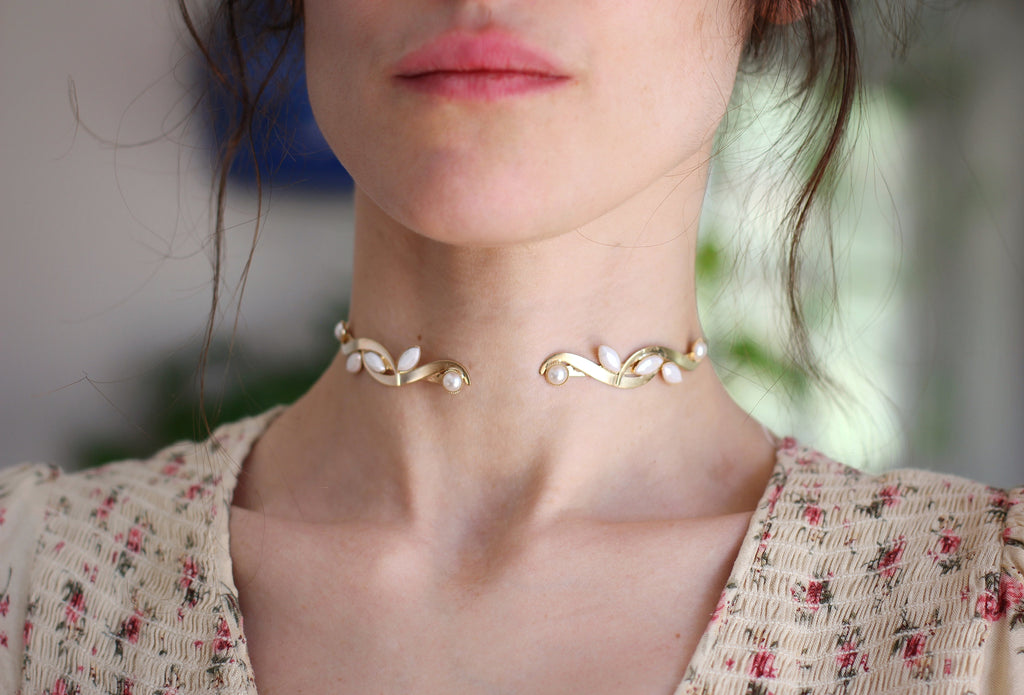 Elven Pearls Choker