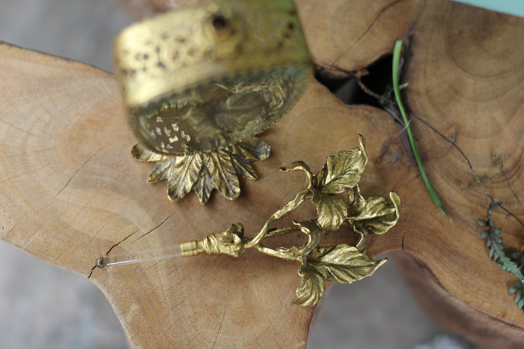 Antique Rare Iris Perfume Bottle