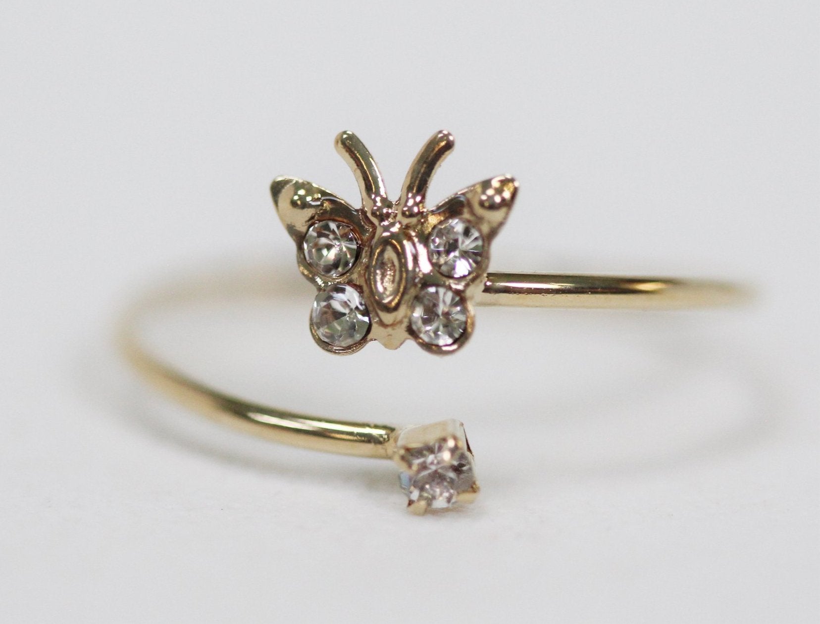 Butterfly Crystals  Ring