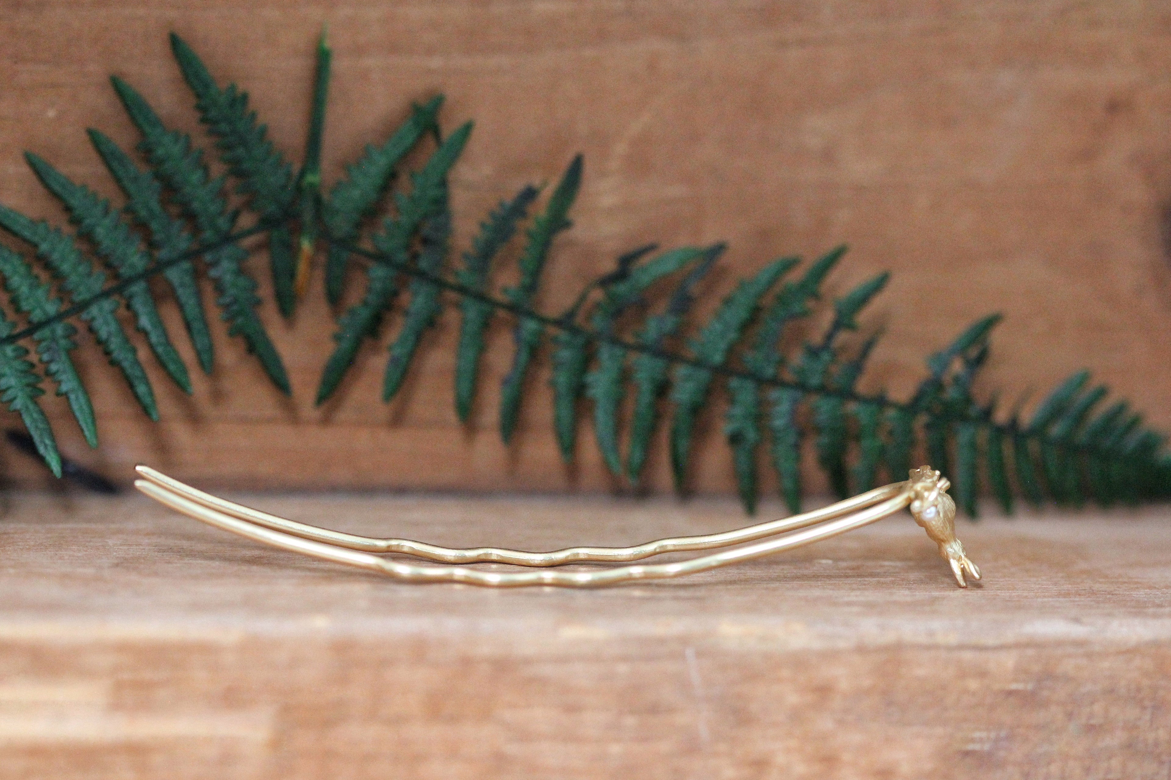 Cottontail Bunny Hair Pin