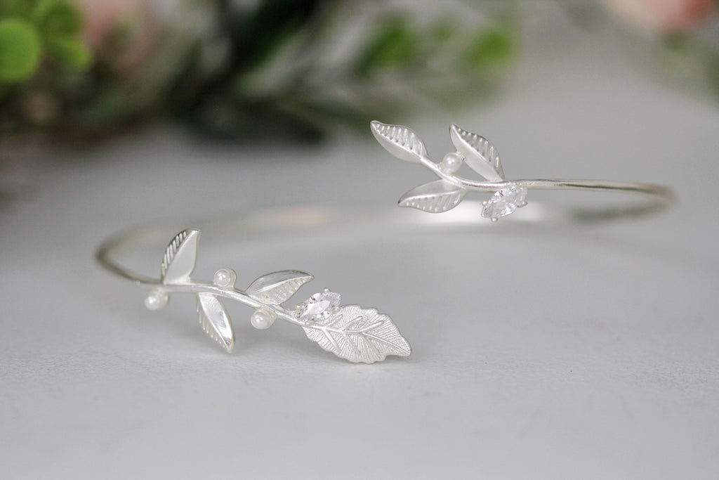 Twigs, Pearls & Crystals Armband