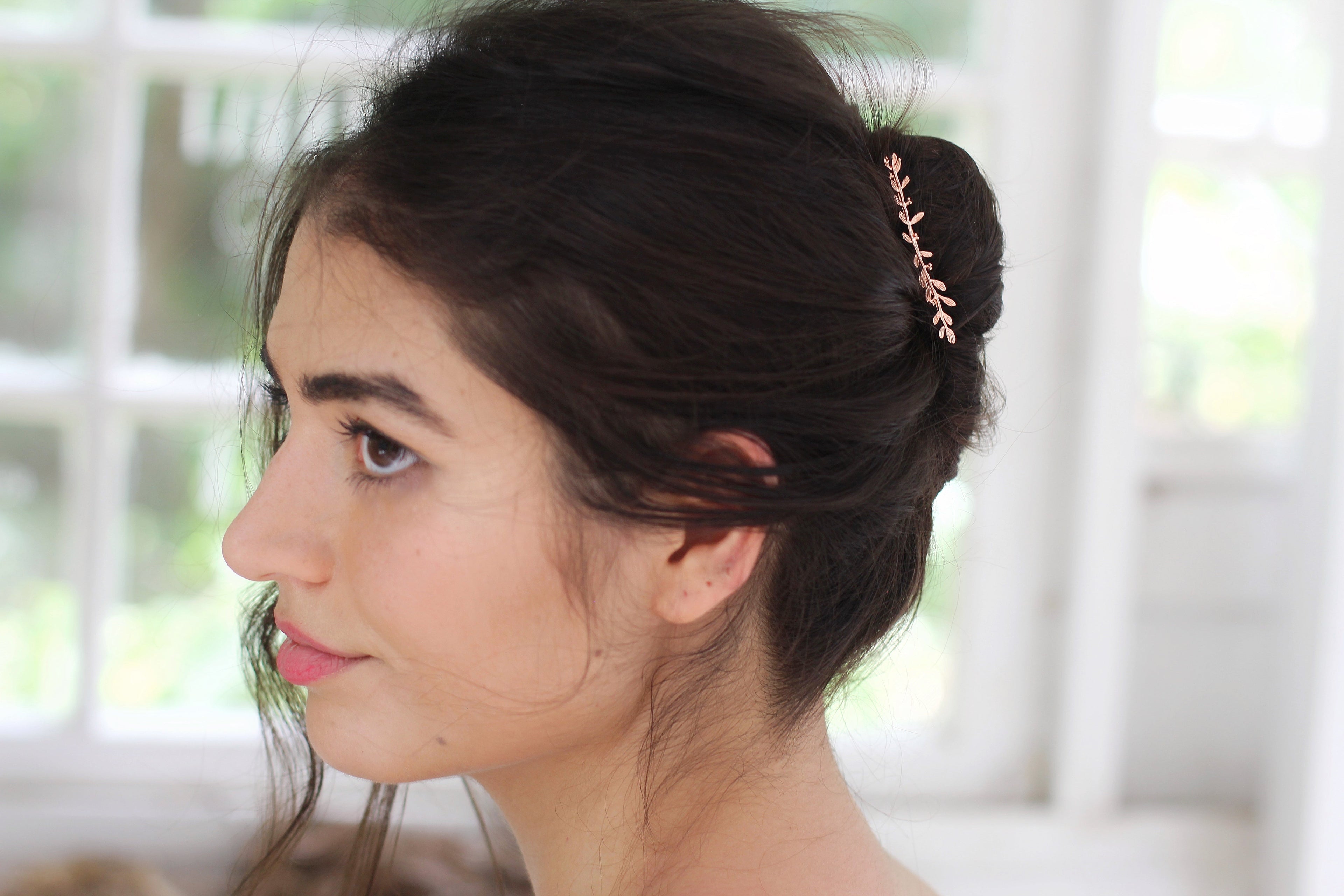 Blooming Twig Branch Hair Prong