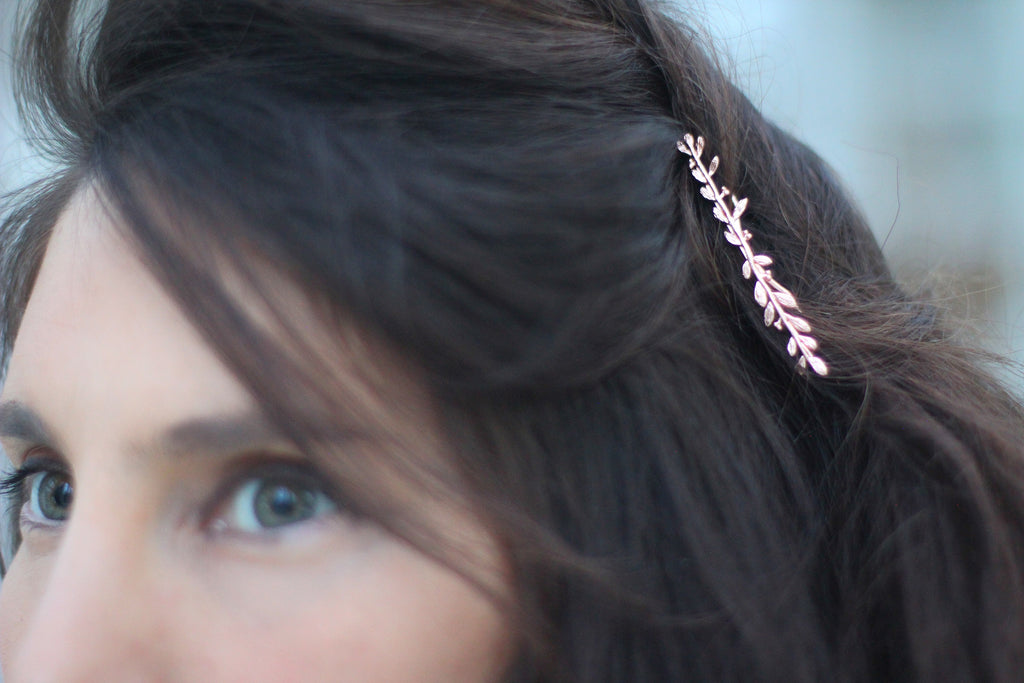 Blooming Twig Branch Hair Prong