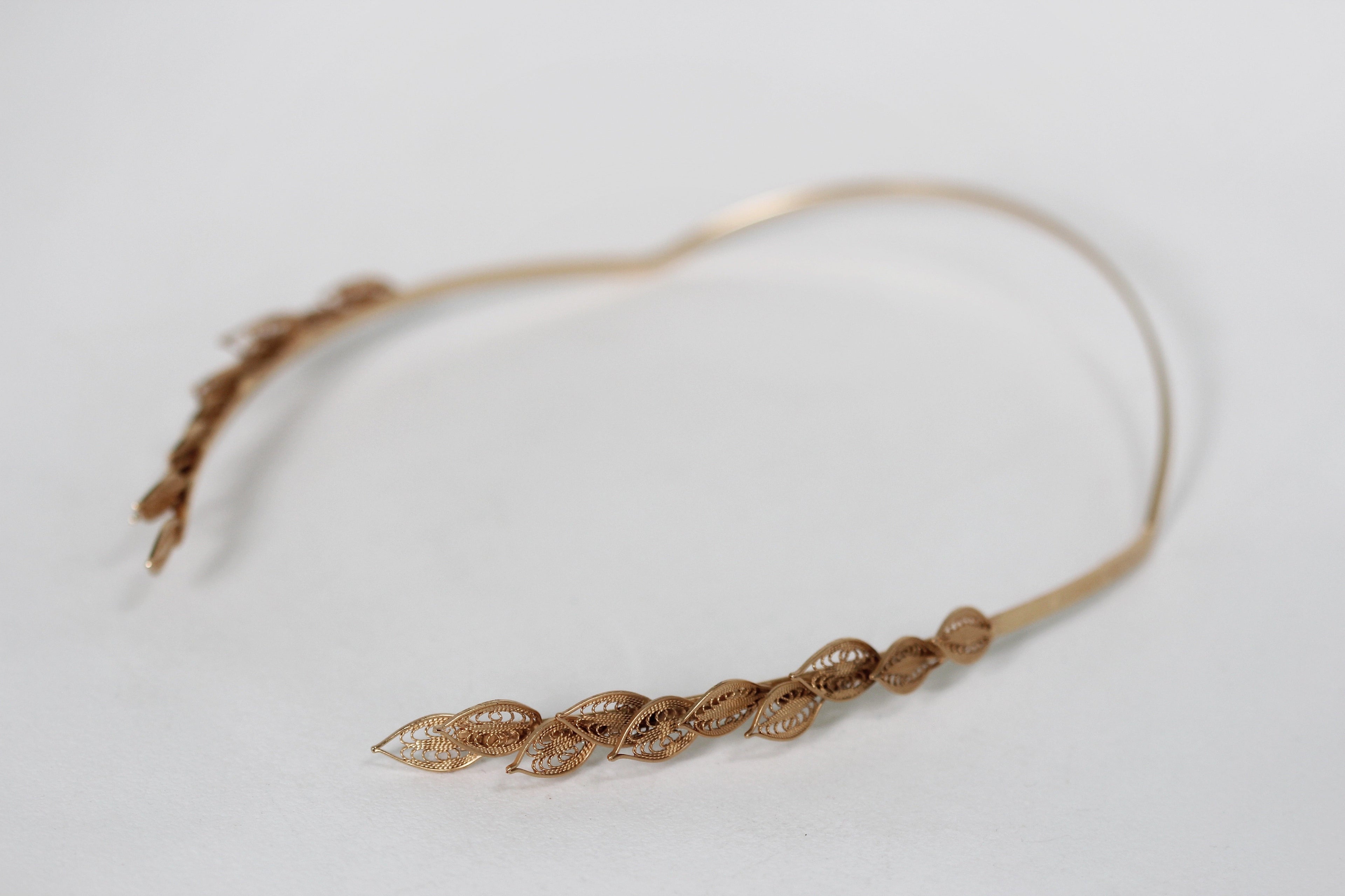 Laurel Filigree Goddess Crown