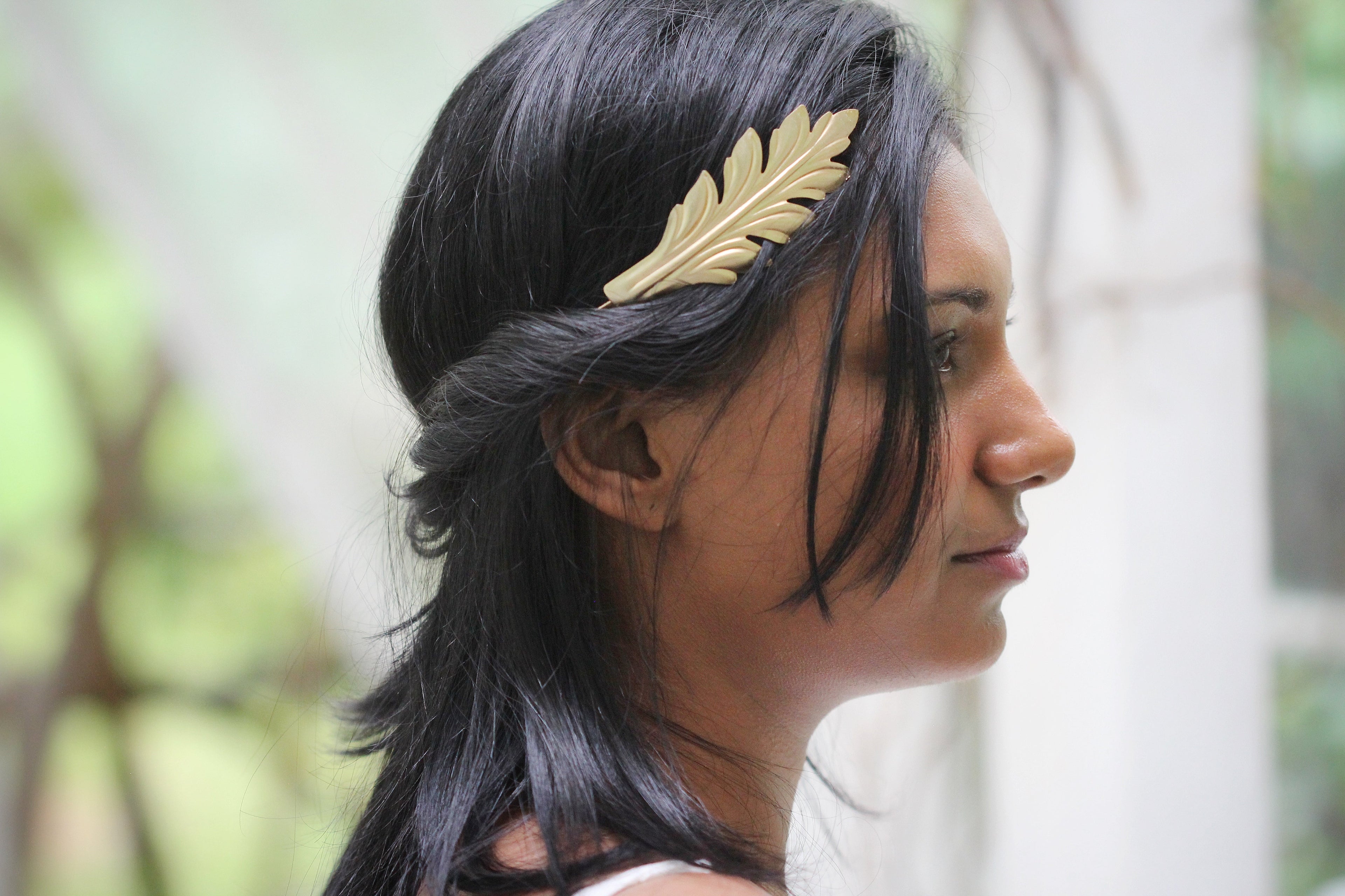 Palm Leaves Goddess Crown