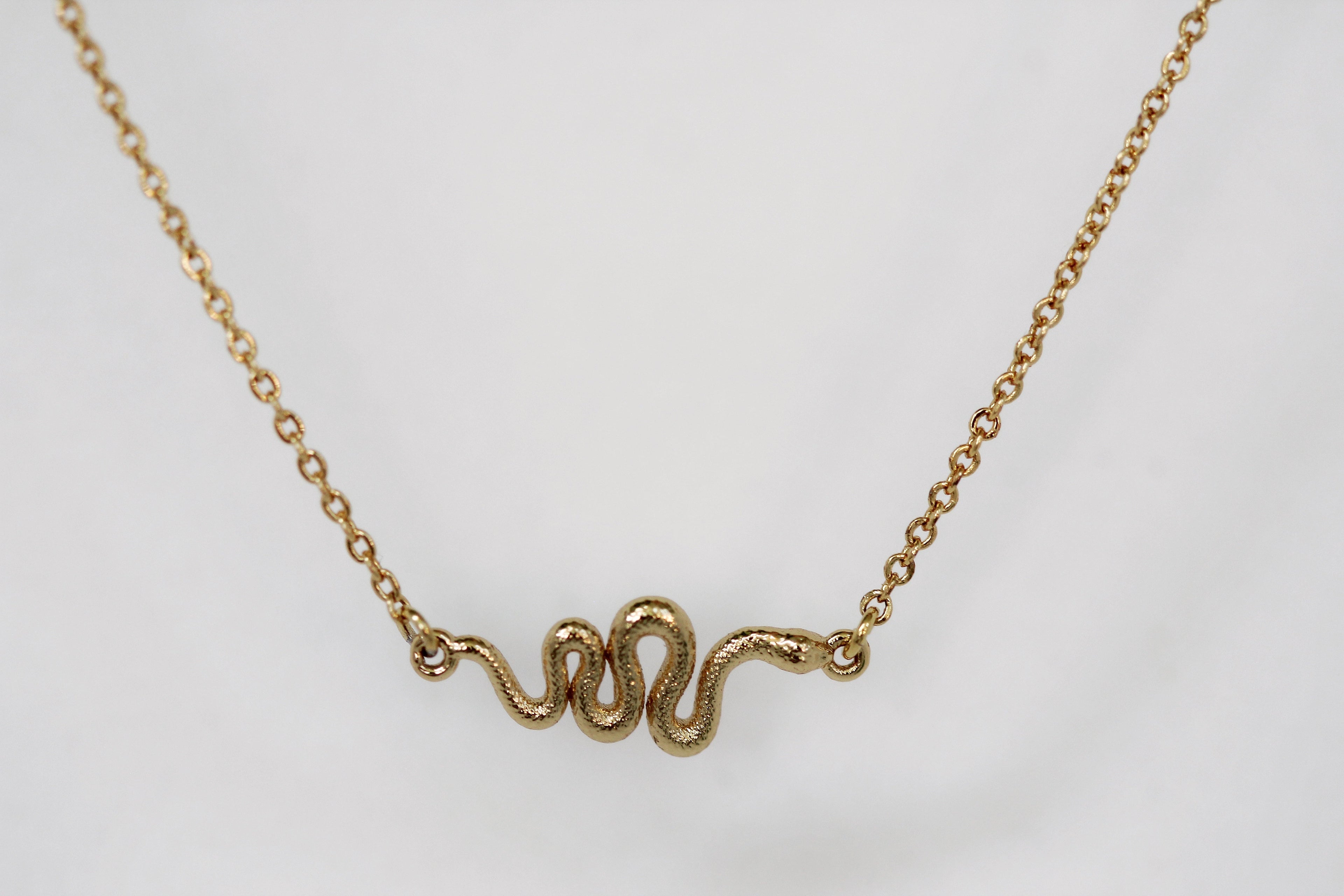 Tiny Snake Necklace