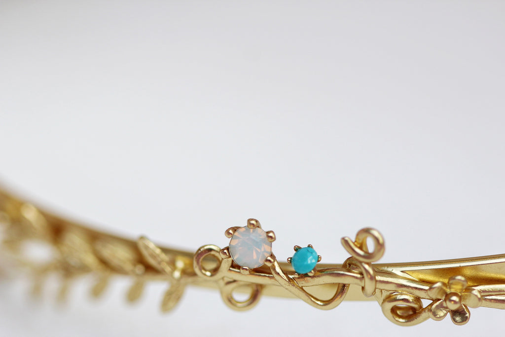 Full Whimsical Meadows Floral Goddess Crown