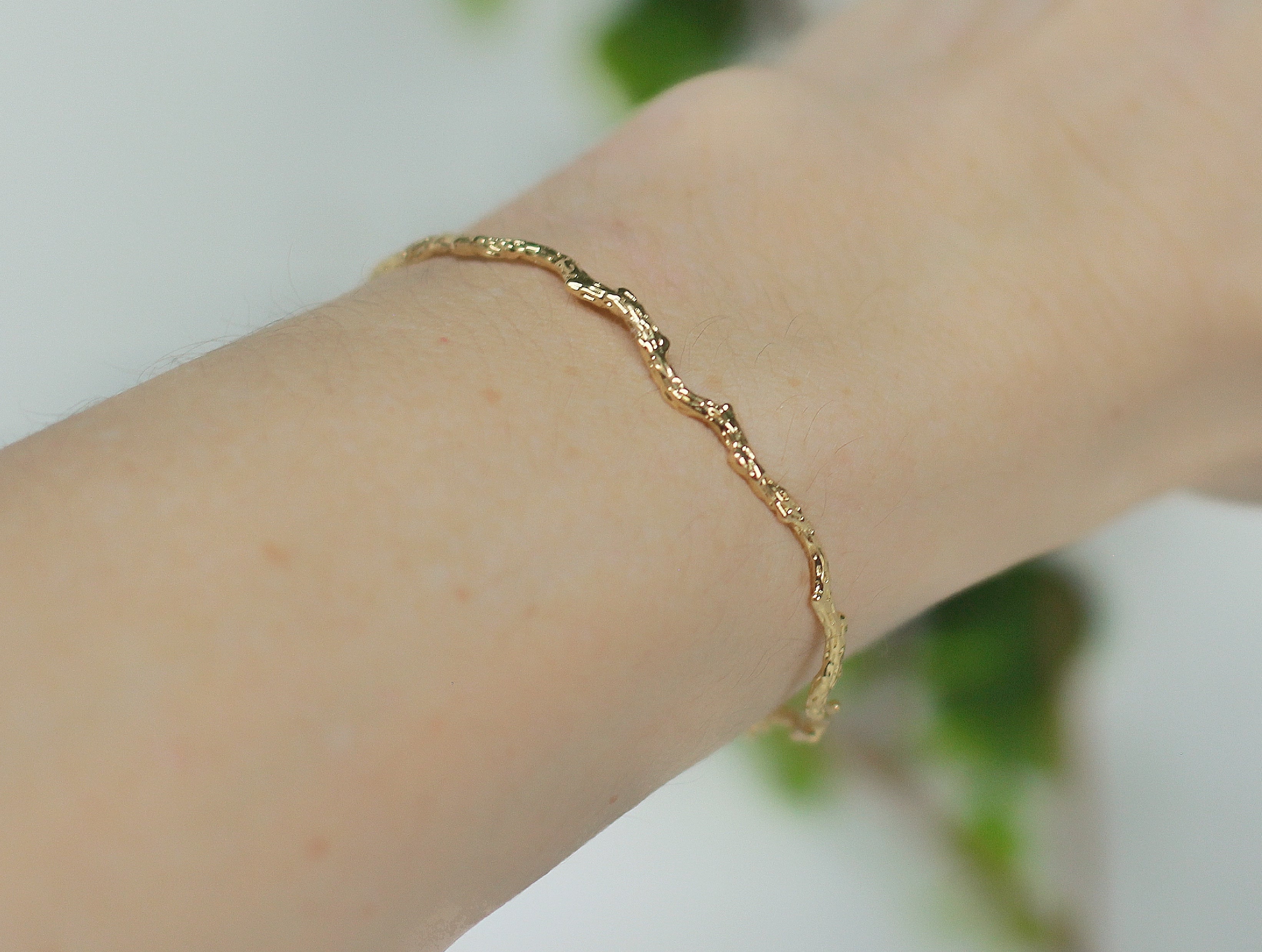 Ginkgo Leaves Branch Bracelet