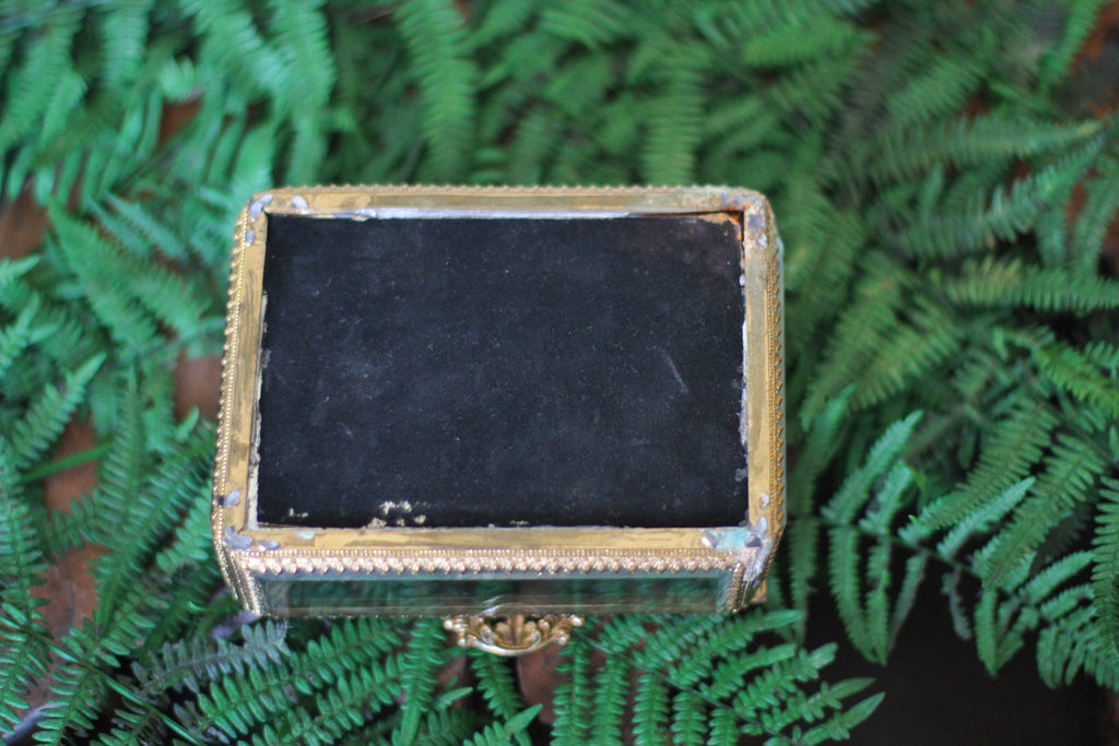 Antique Turquoise Jewelry Box