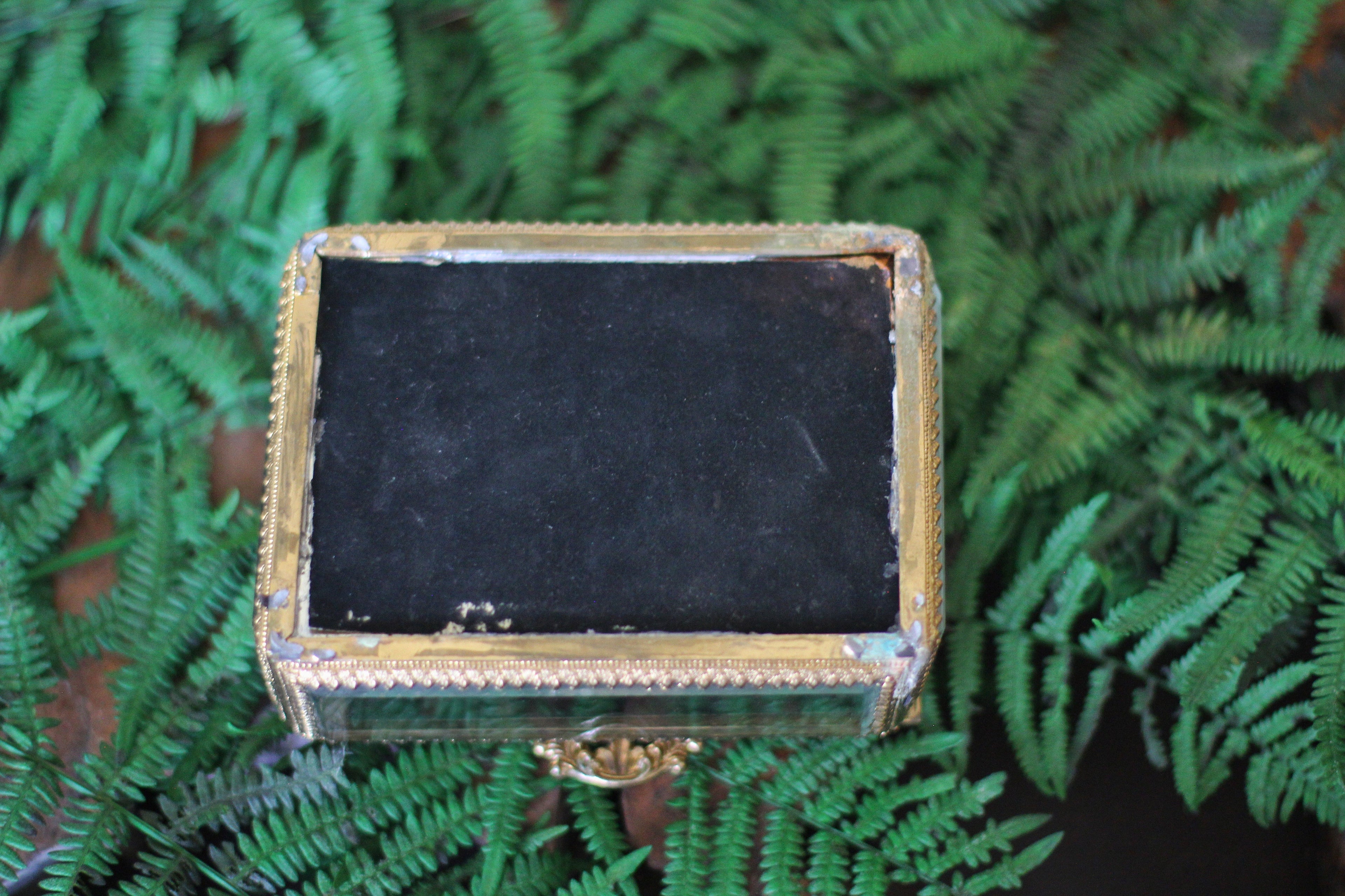 Antique Turquoise Jewelry Box