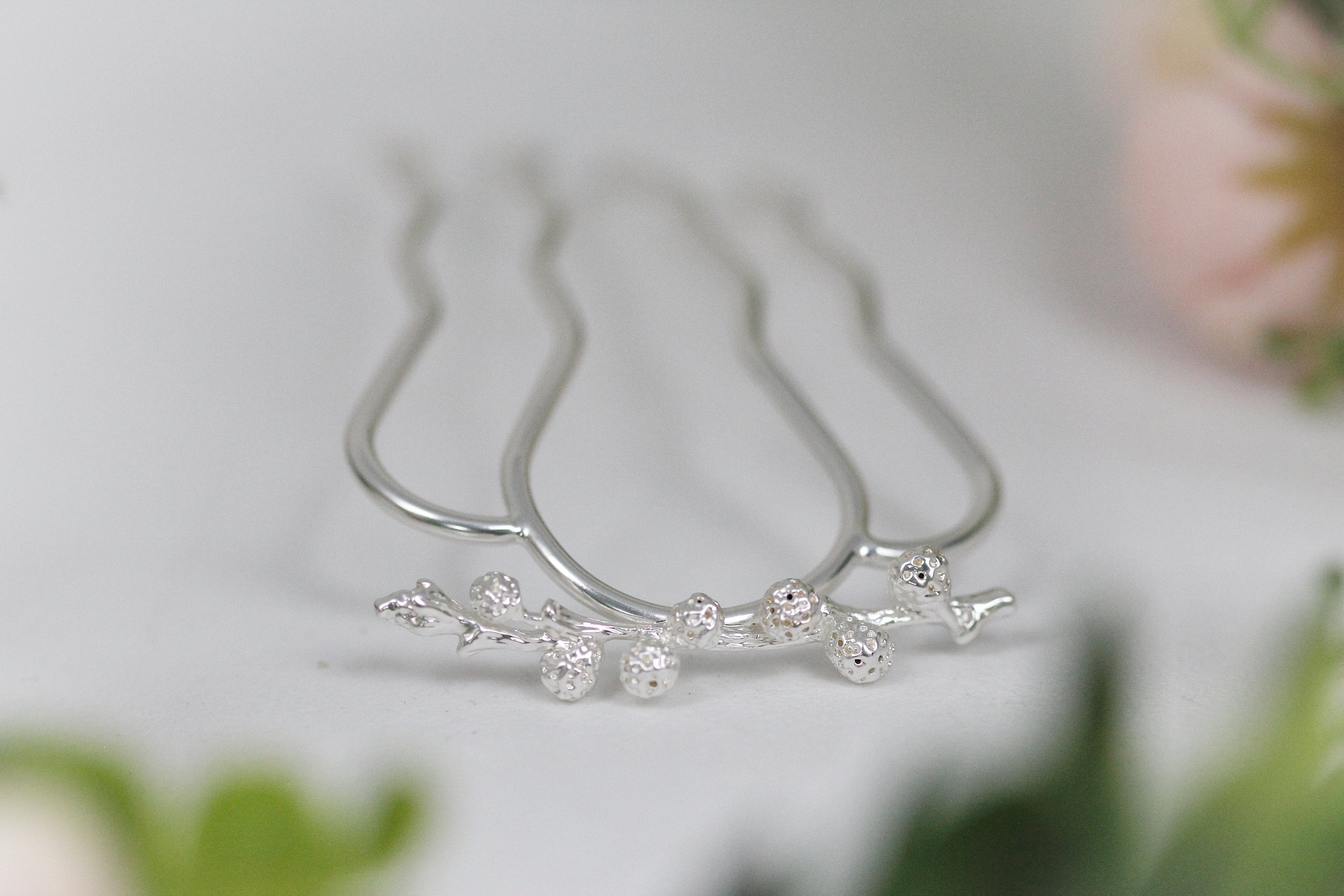 Wild Berries Branch Hair Pin