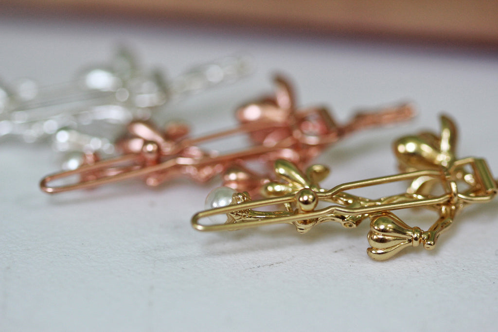 Magnolia Branch Barrette