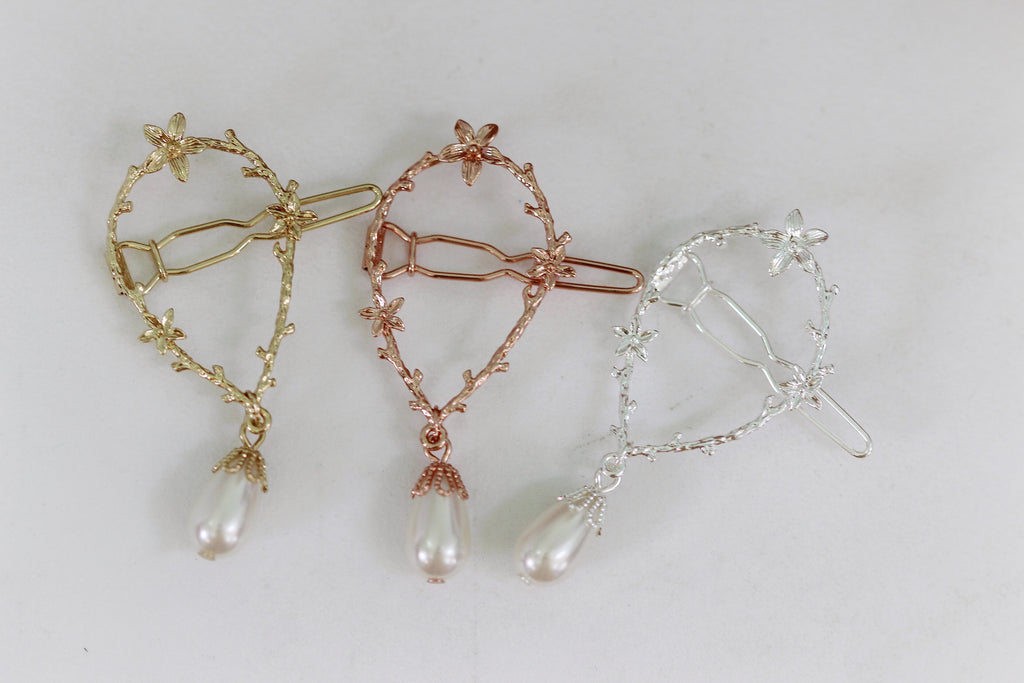 Floral Eden Wreath Barrette