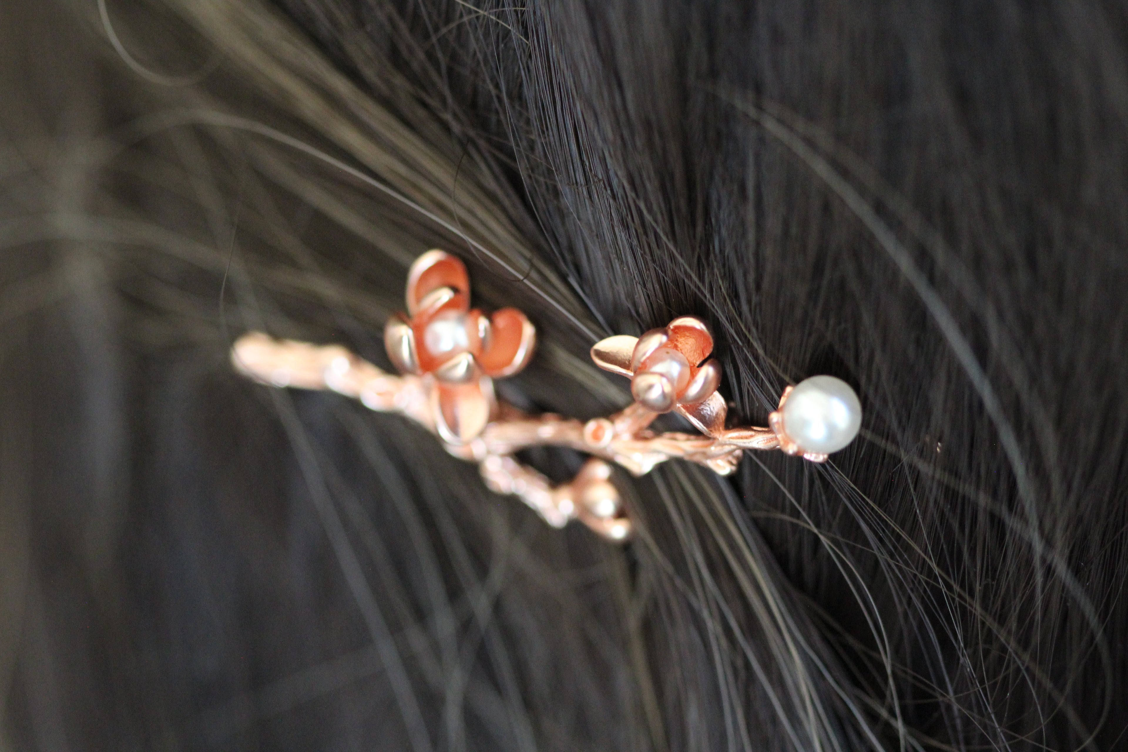 Magnolia Branch Barrette