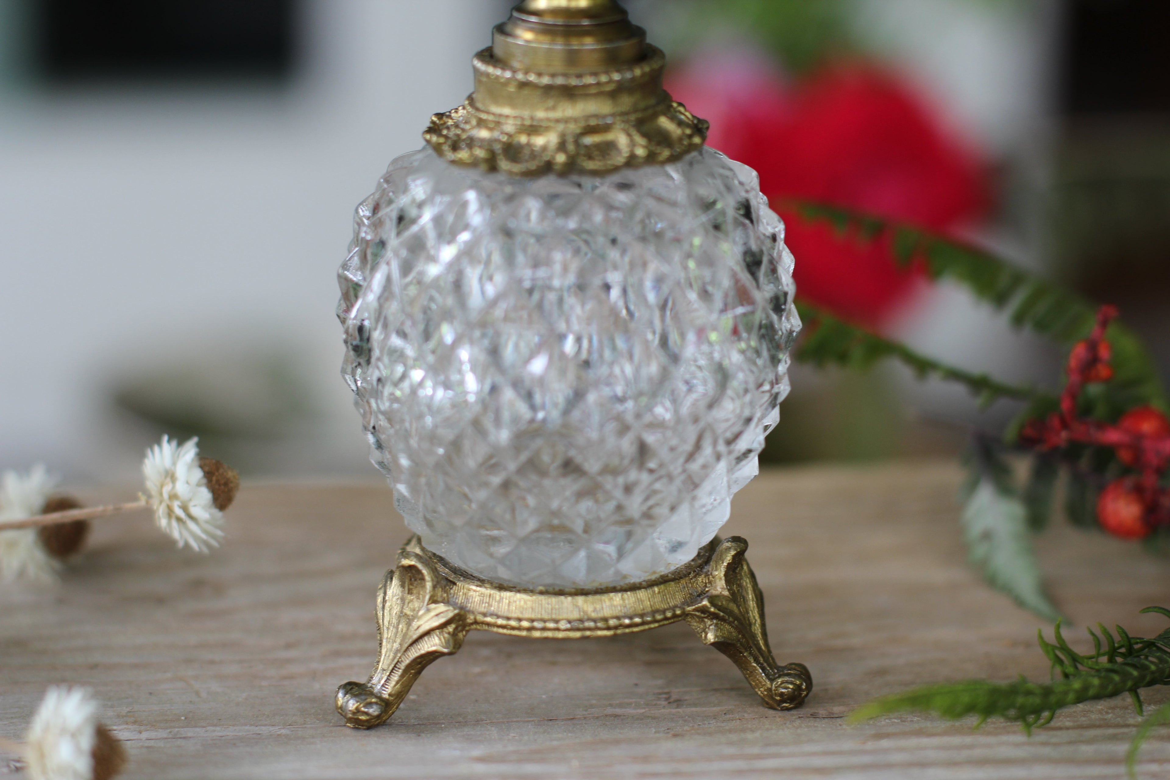 Antique Rare Matson Butterfly Perfume Bottle