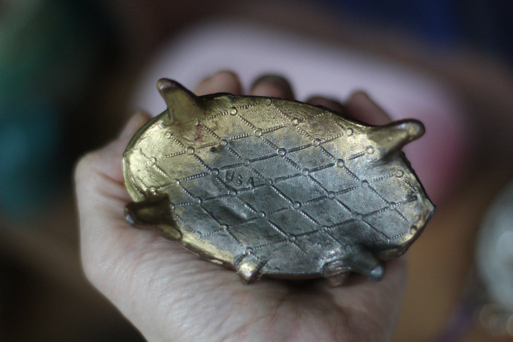 Antique Bronze Art Nouveau Jewelry Box