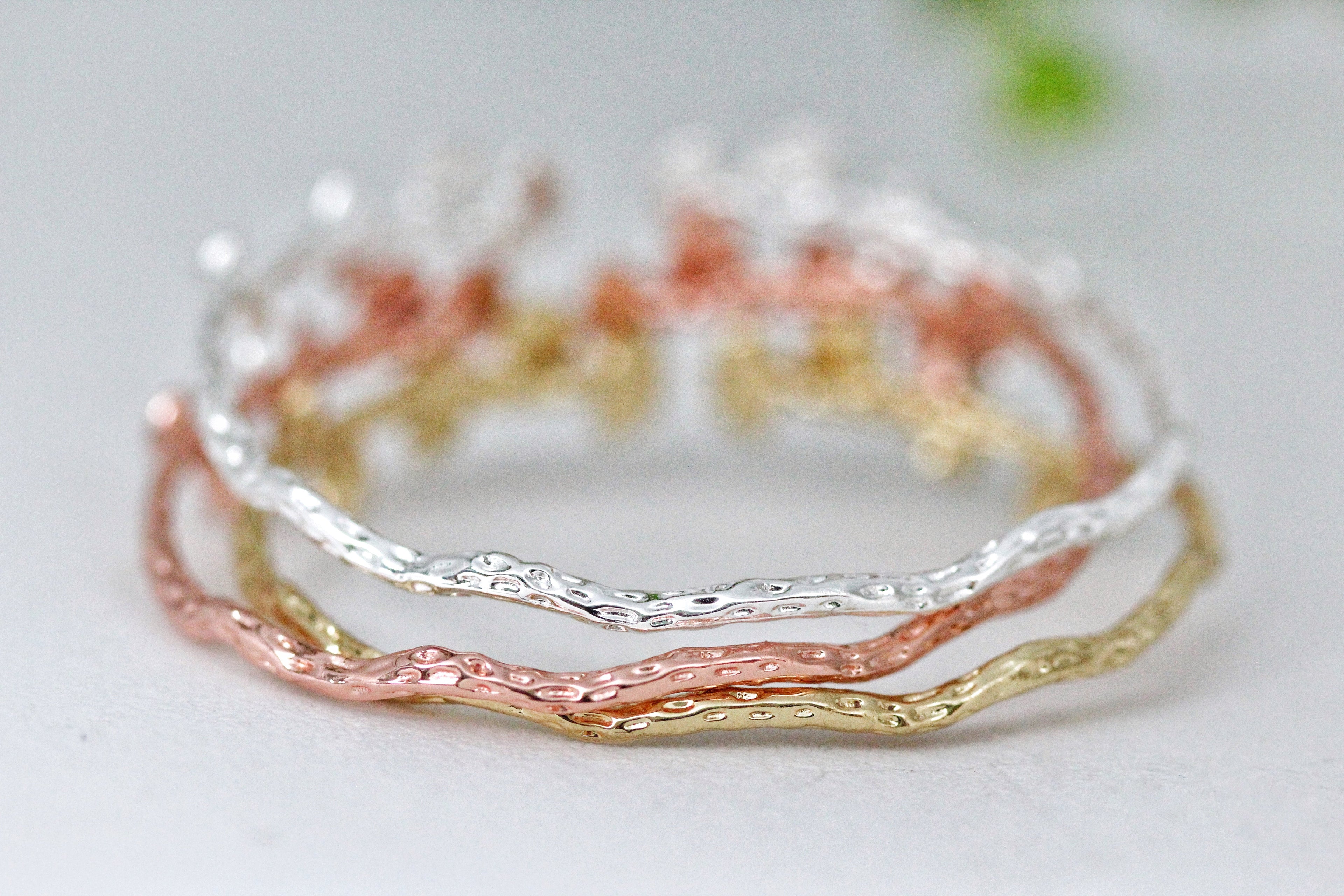 Ginkgo Leaves Branch Bracelet