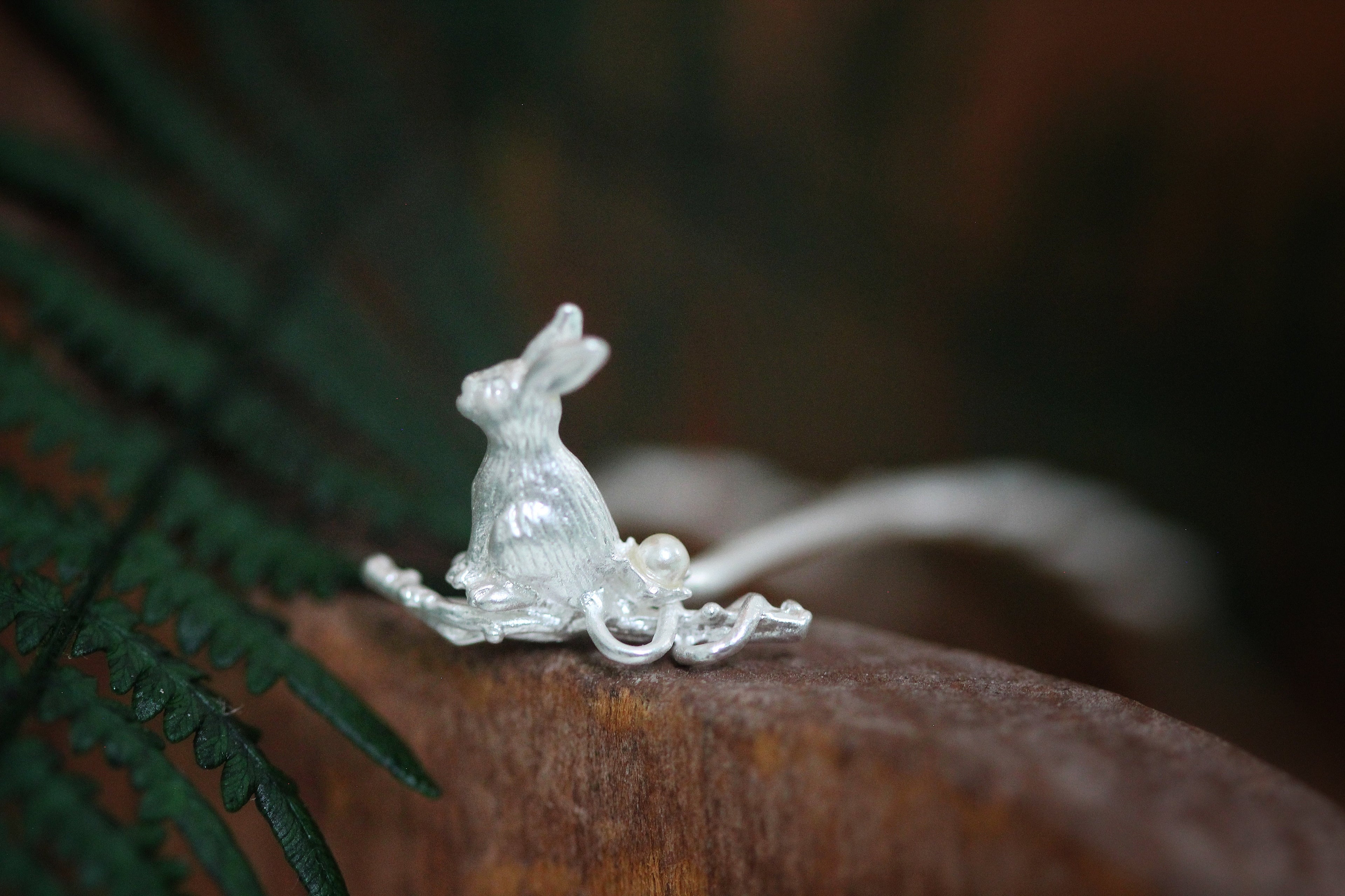 Cottontail Bunny Hair Pin