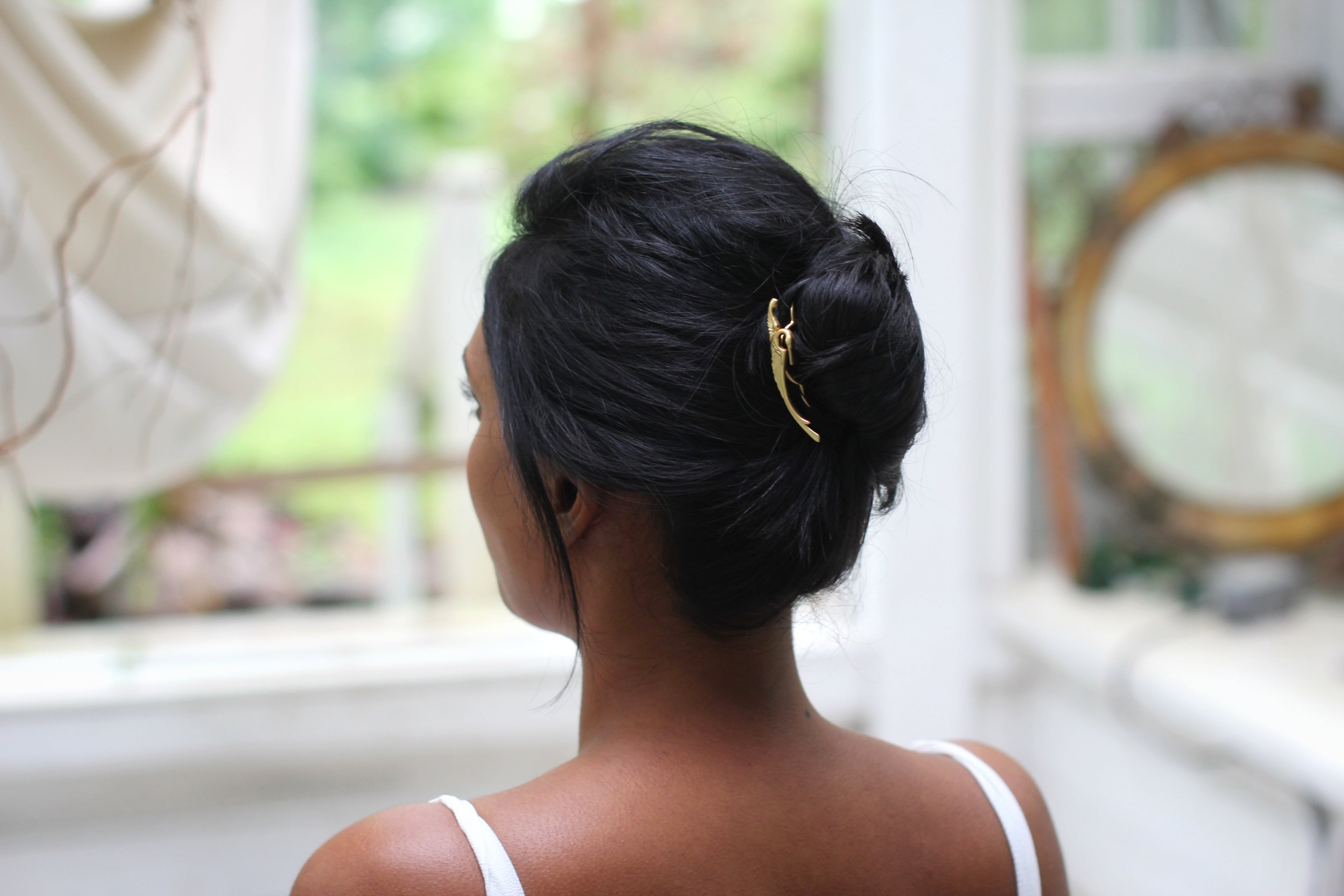 Crane Bird Hair Prong