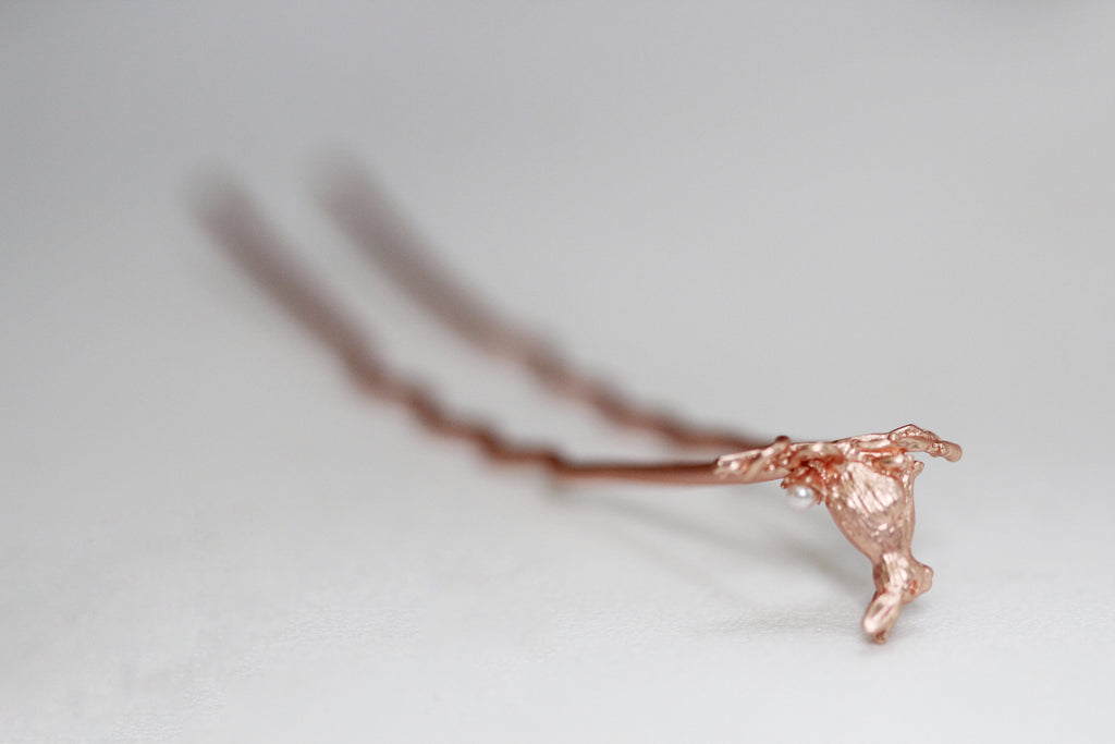 Cottontail Bunny Hair Pin