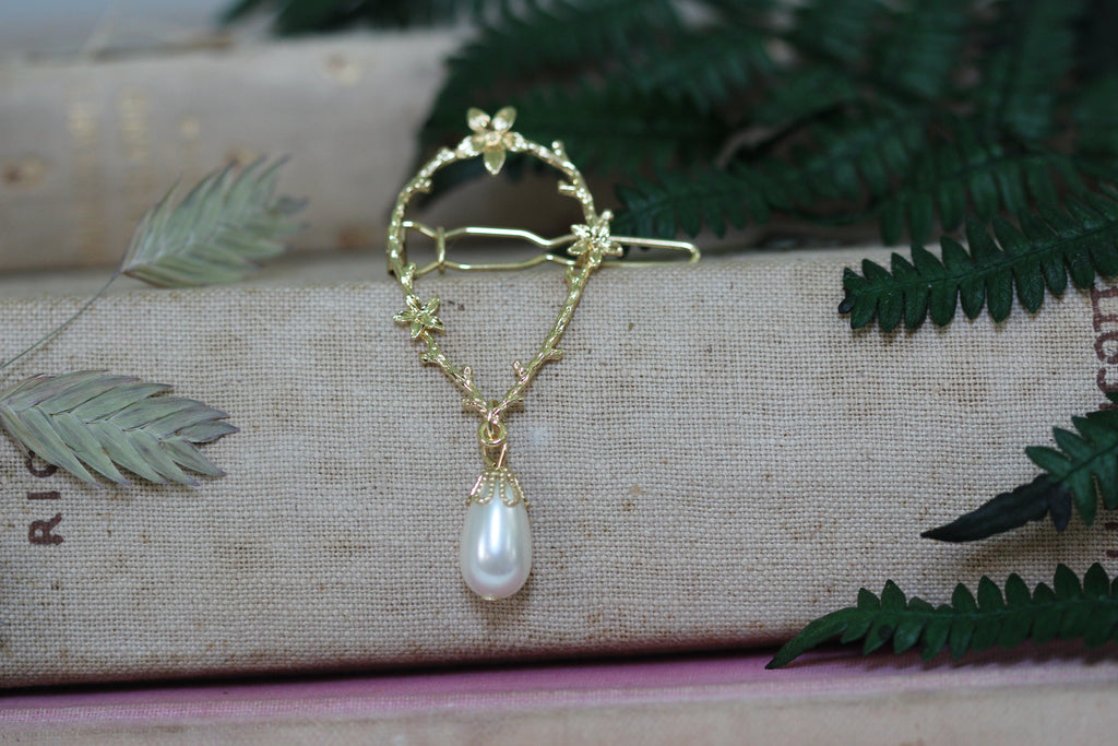 Floral Eden Wreath Barrette