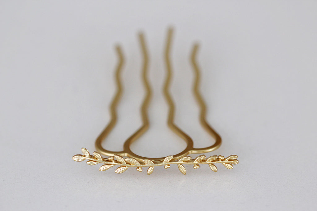 Blooming Twig Branch Hair Prong