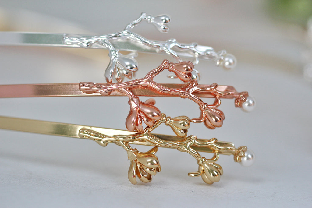 Blooming Magnolia Goddess Crown