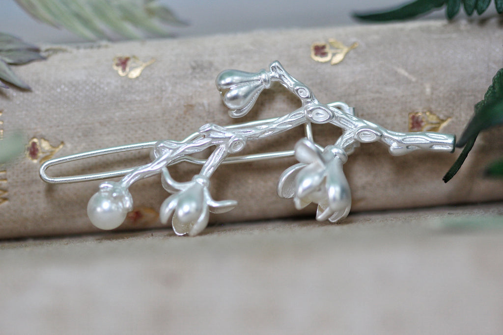 Magnolia Branch Barrette