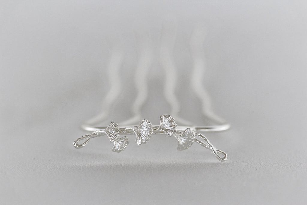 Ginkgo Leaves Hair Prong