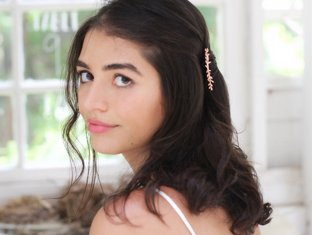 Blooming Twig Branch Hair Prong