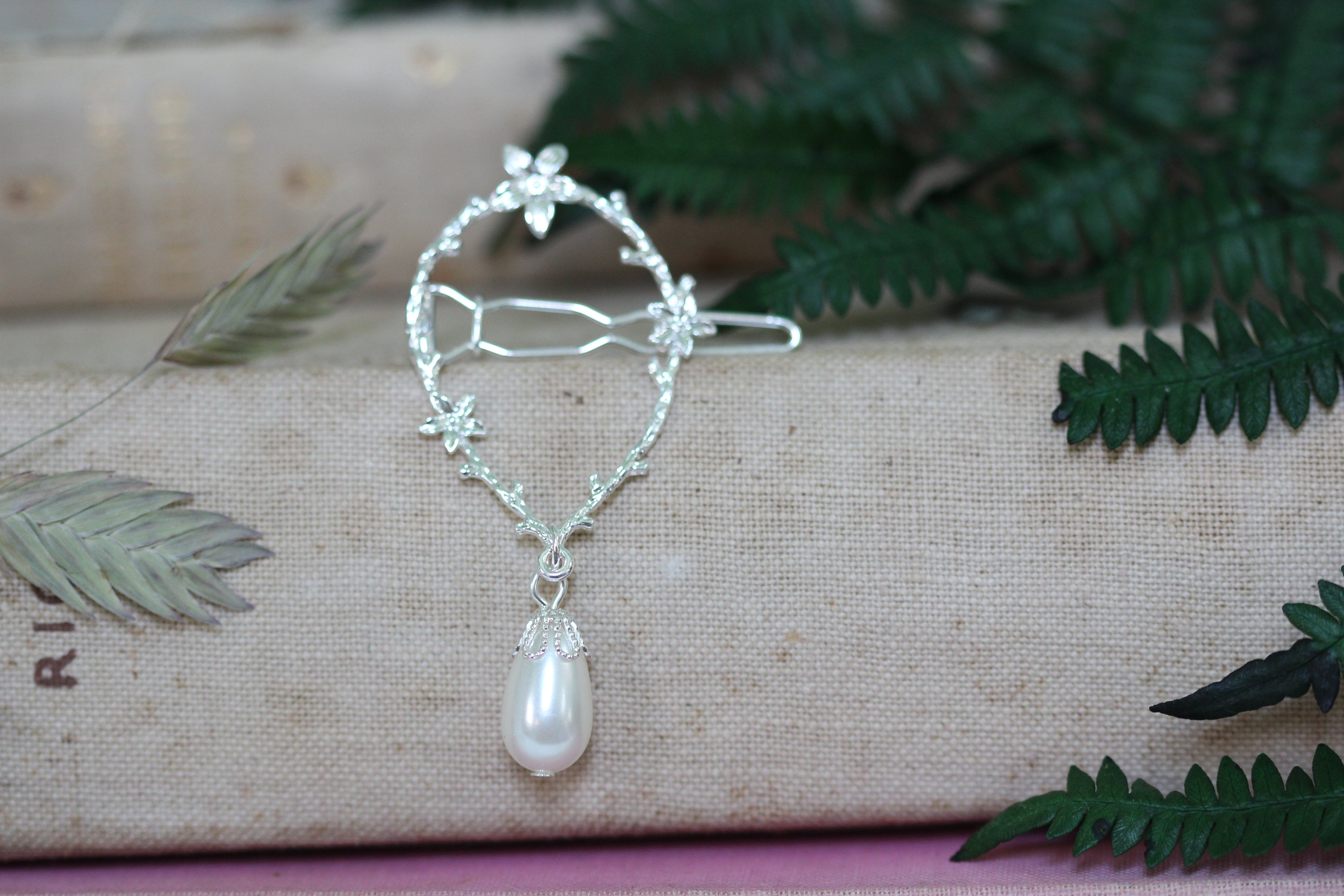 Floral Eden Wreath Barrette