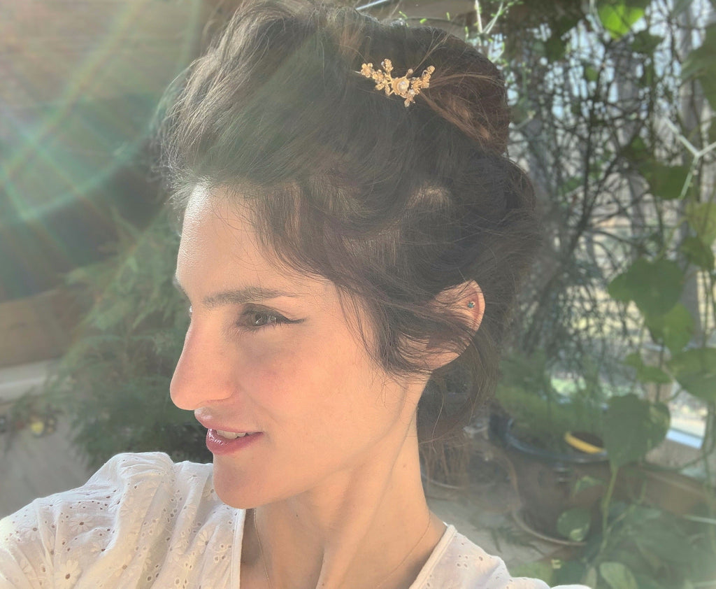 Spring Bloom Floral Hair Prong