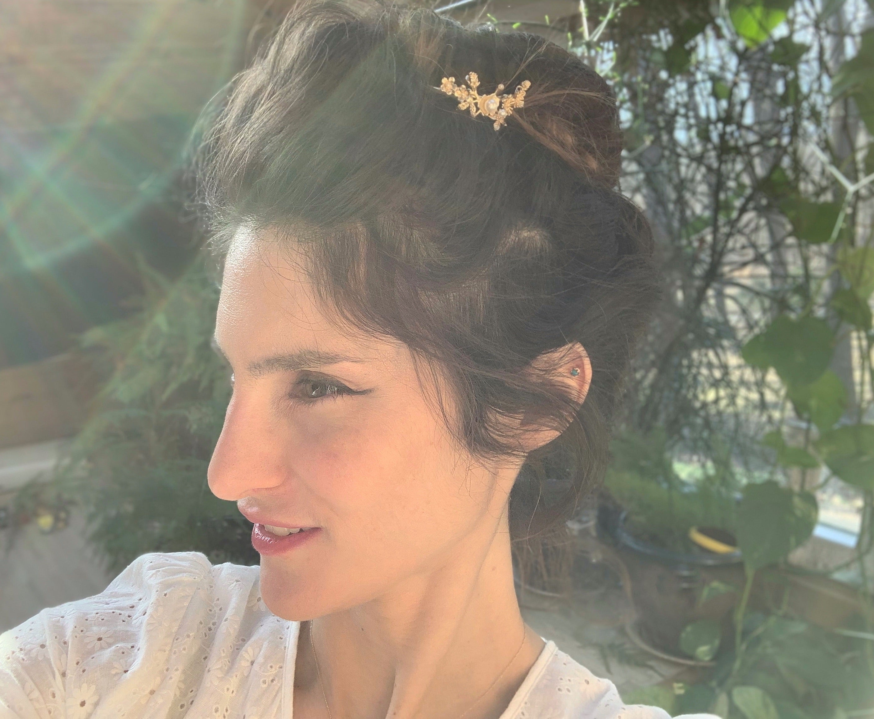 Spring Bloom Floral Hair Prong