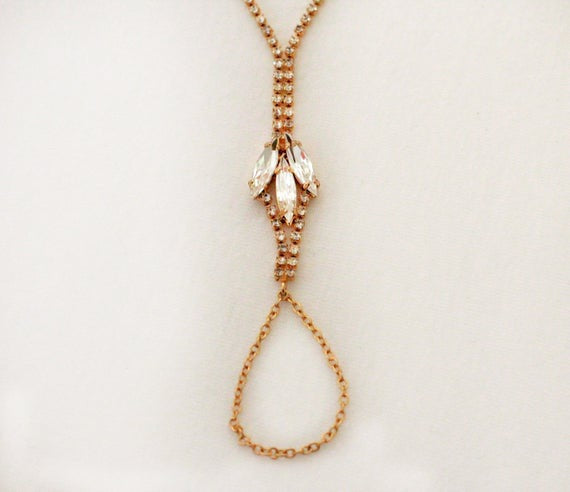 Virgini Crystals Hand Bracelet