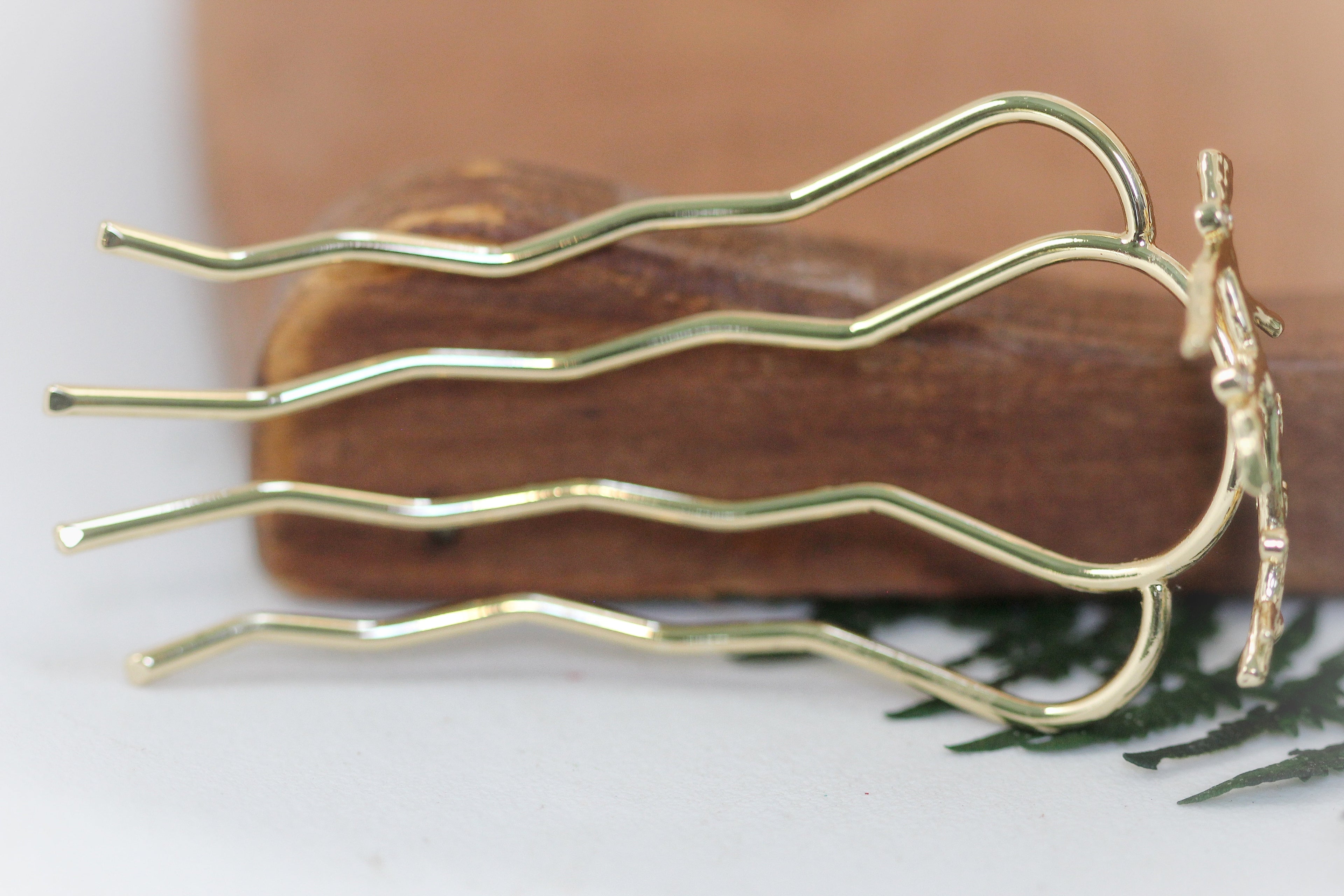 Crystals Coral Hair Prong