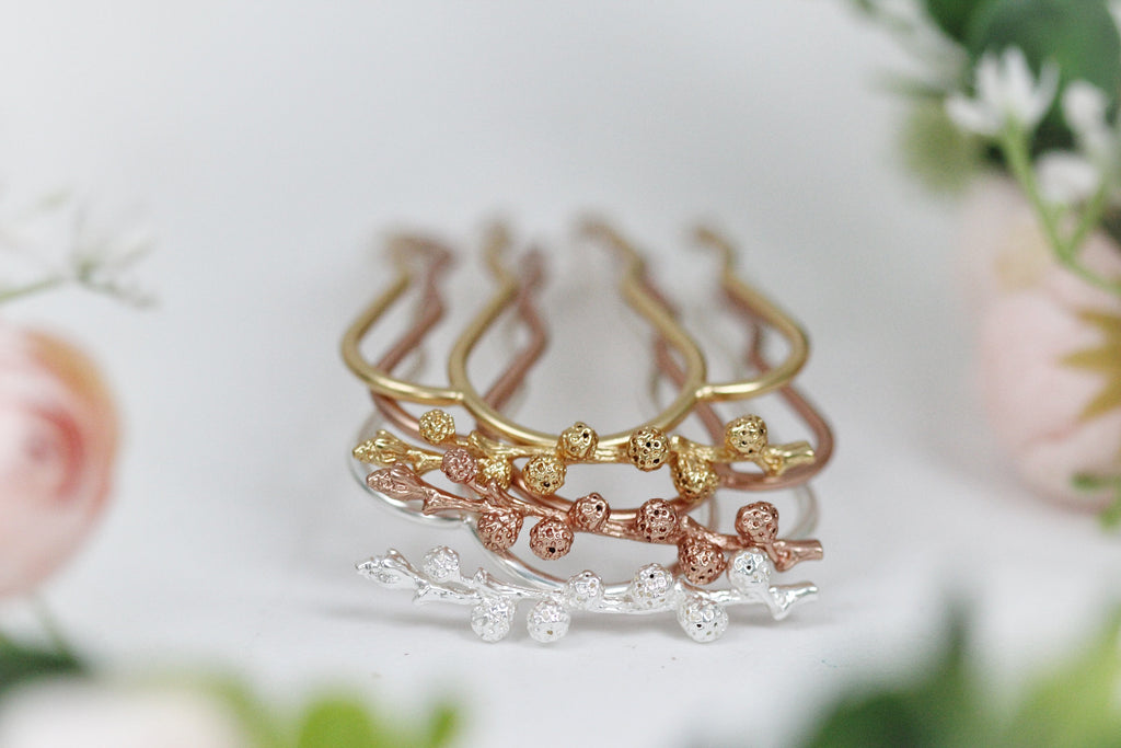 Wild Berries Branch Hair Pin