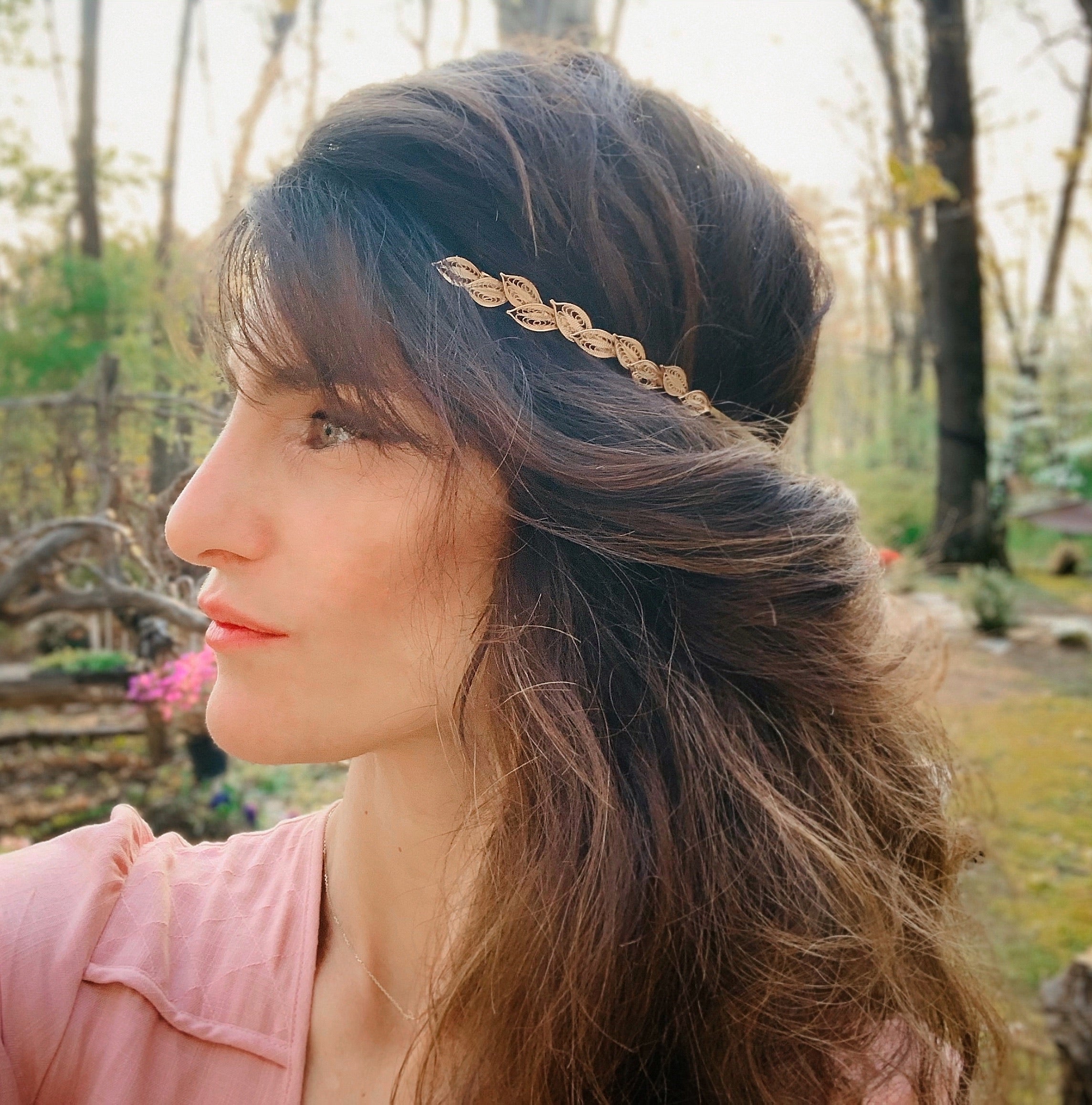 Laurel Filigree Goddess Crown