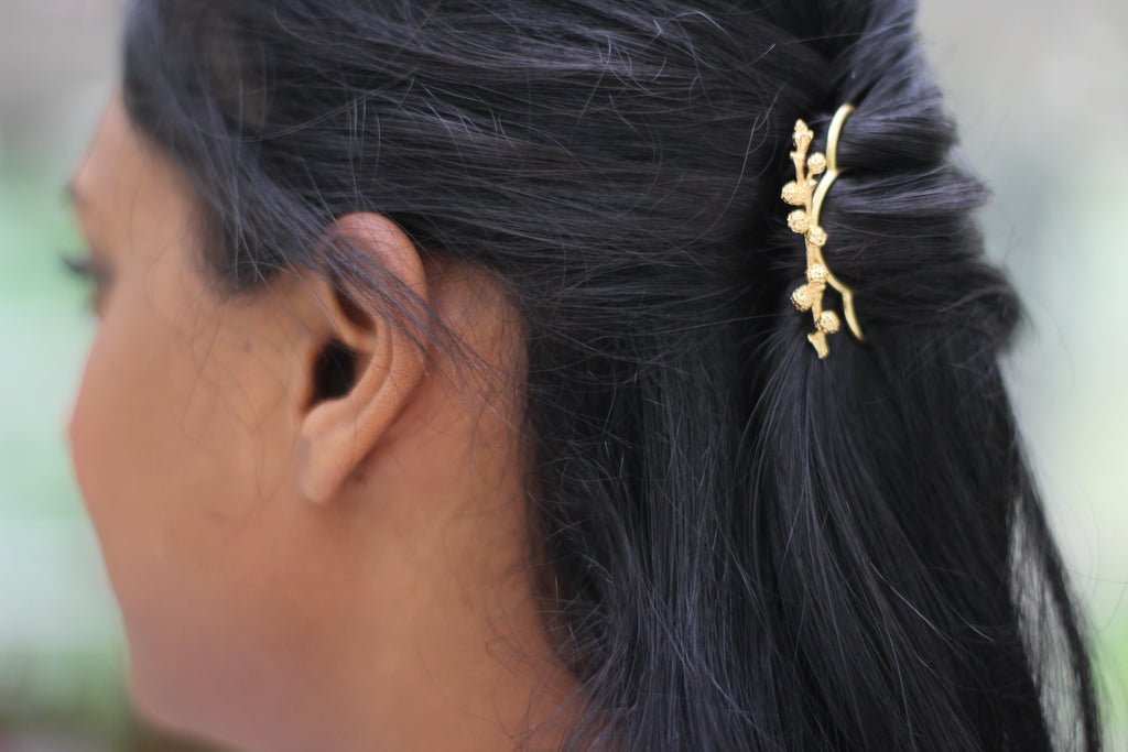 Wild Berries Branch Hair Pin