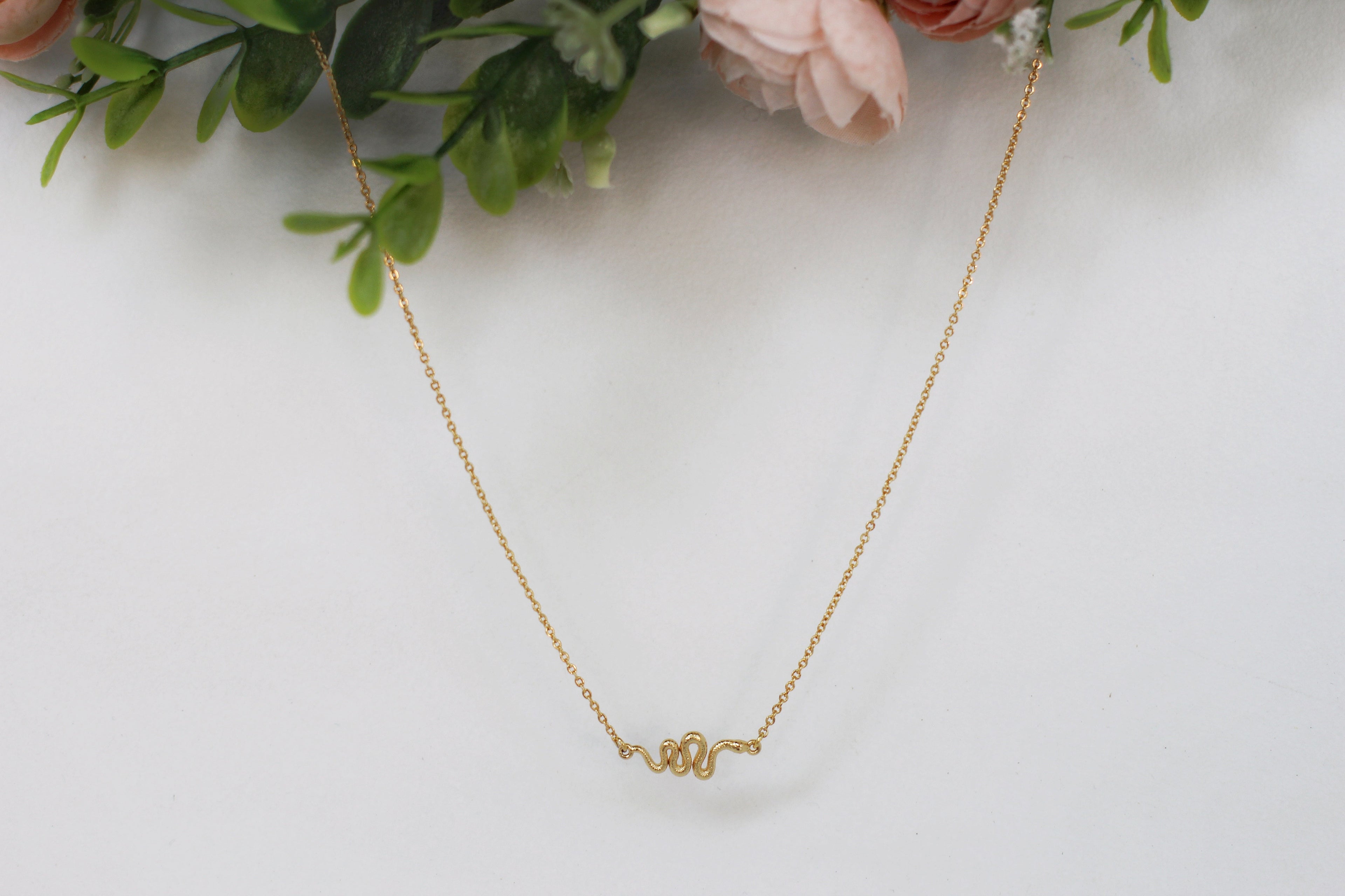 Tiny Snake Necklace