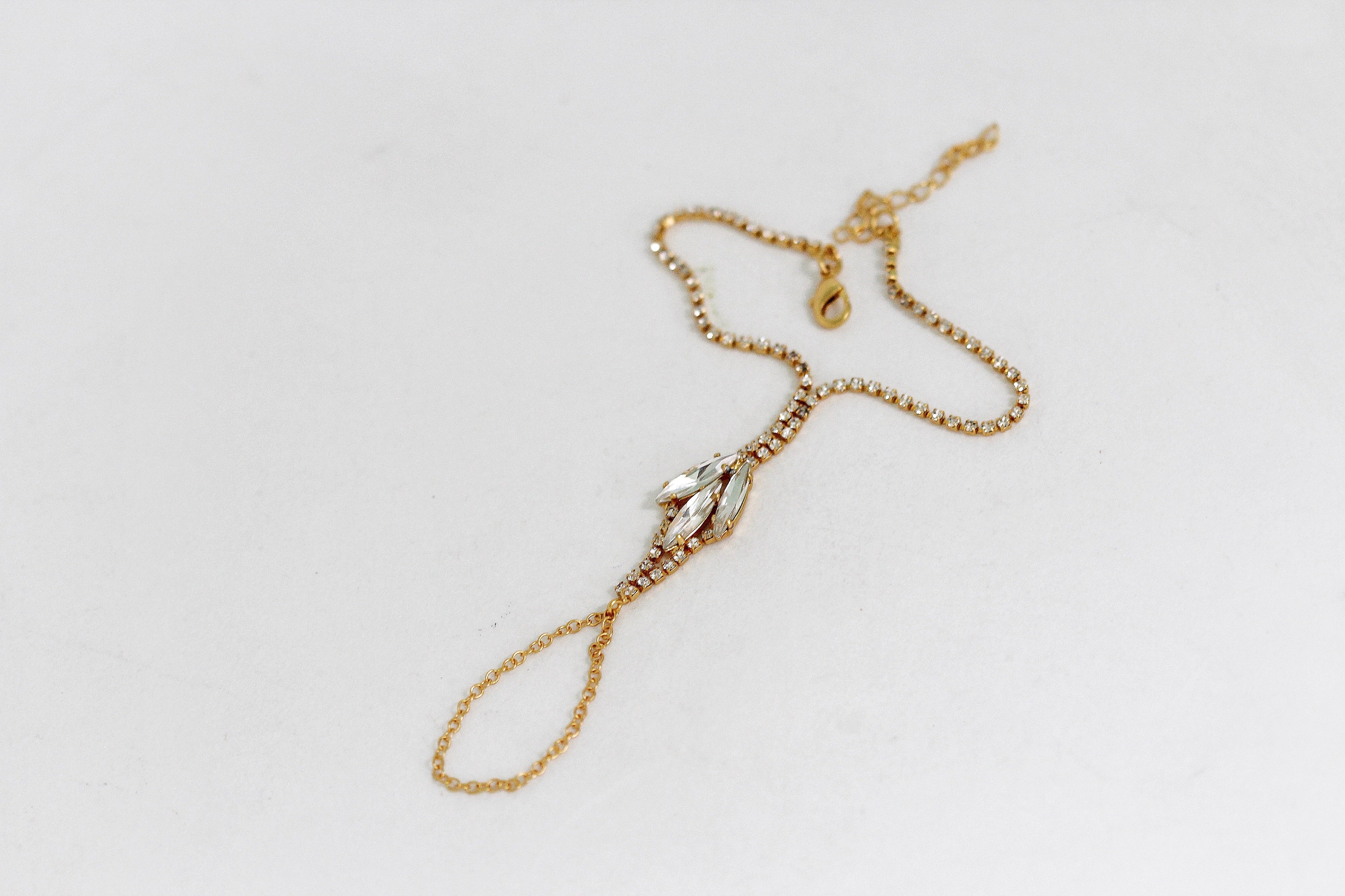 Virgini Crystals Hand Bracelet