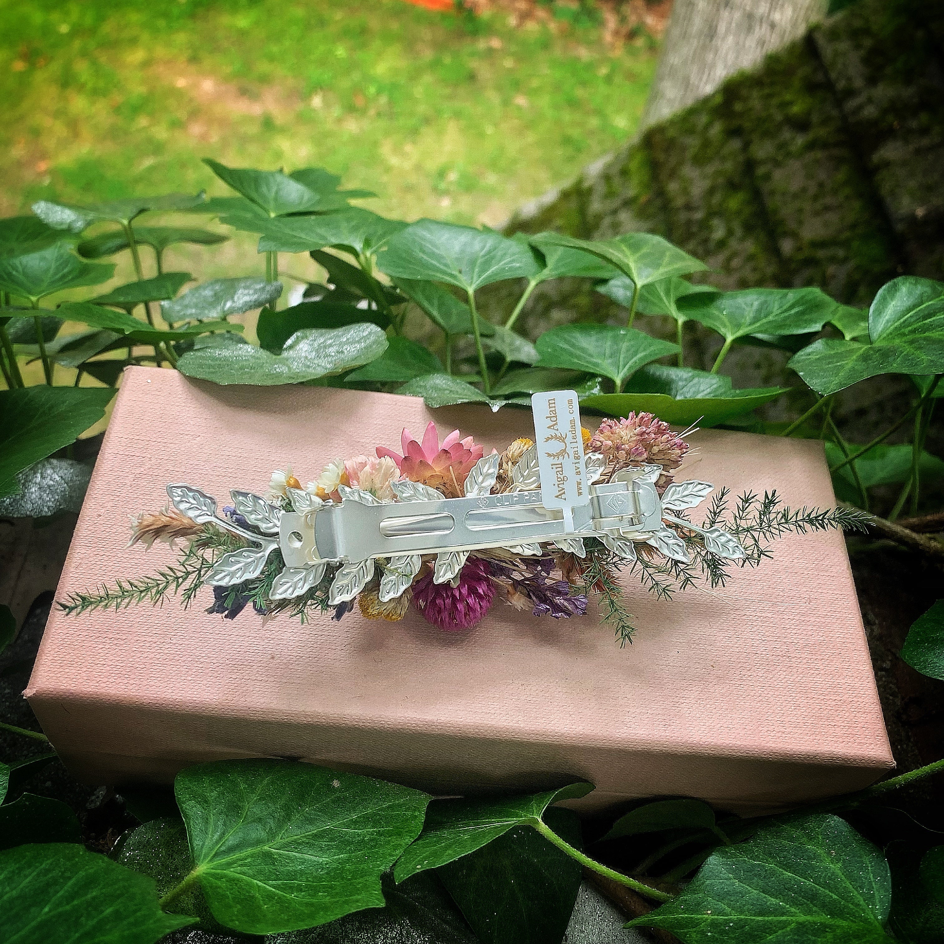 Custom Made* Fairy Dried Flowers Barrette