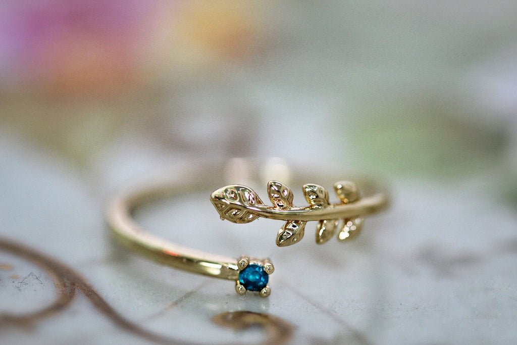 Jade & Fern Crystal Ring