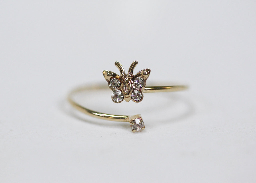 Butterfly Crystals  Ring