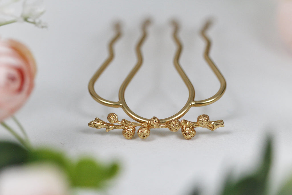 Wild Berries Branch Hair Pin
