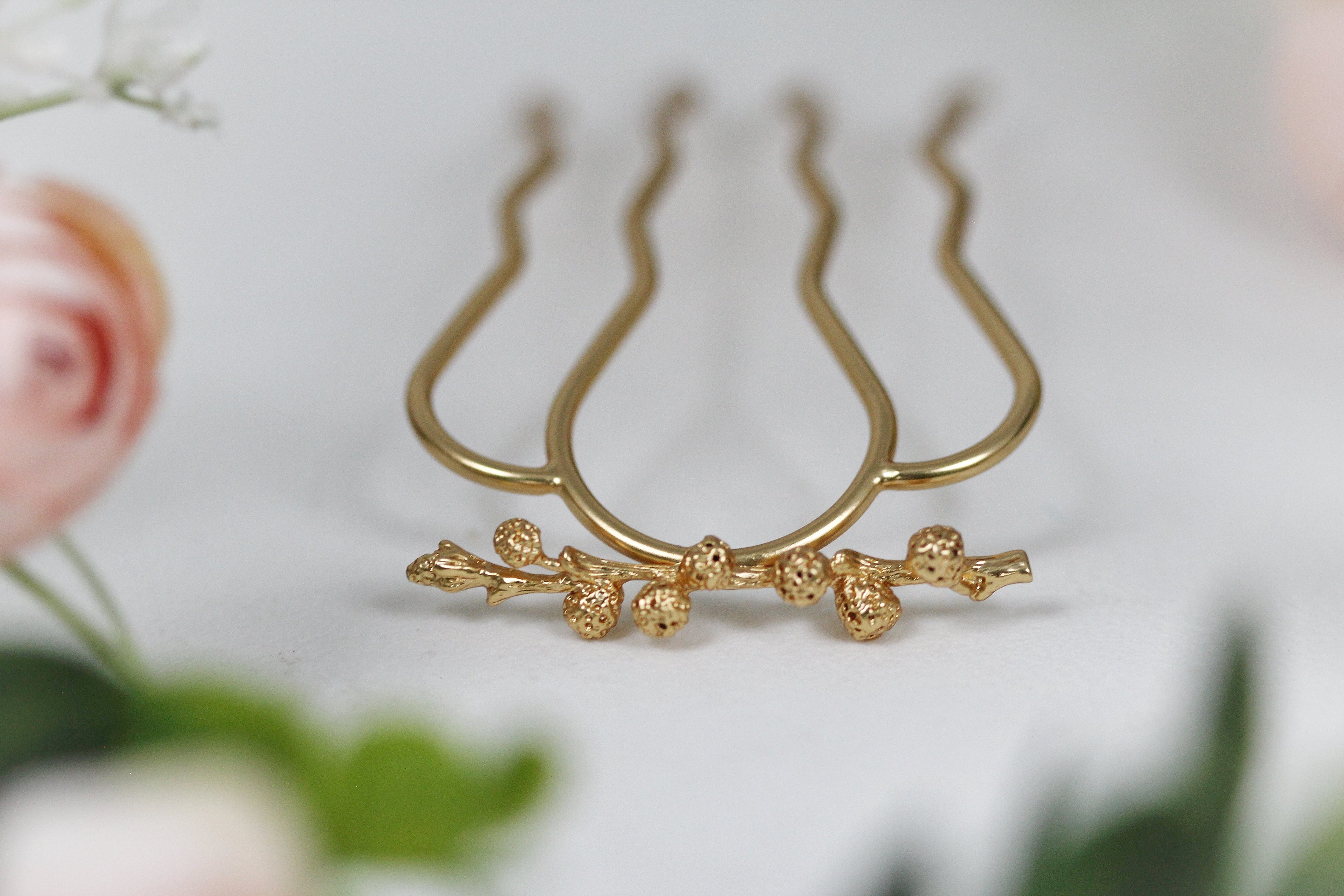 Wild Berries Branch Hair Pin