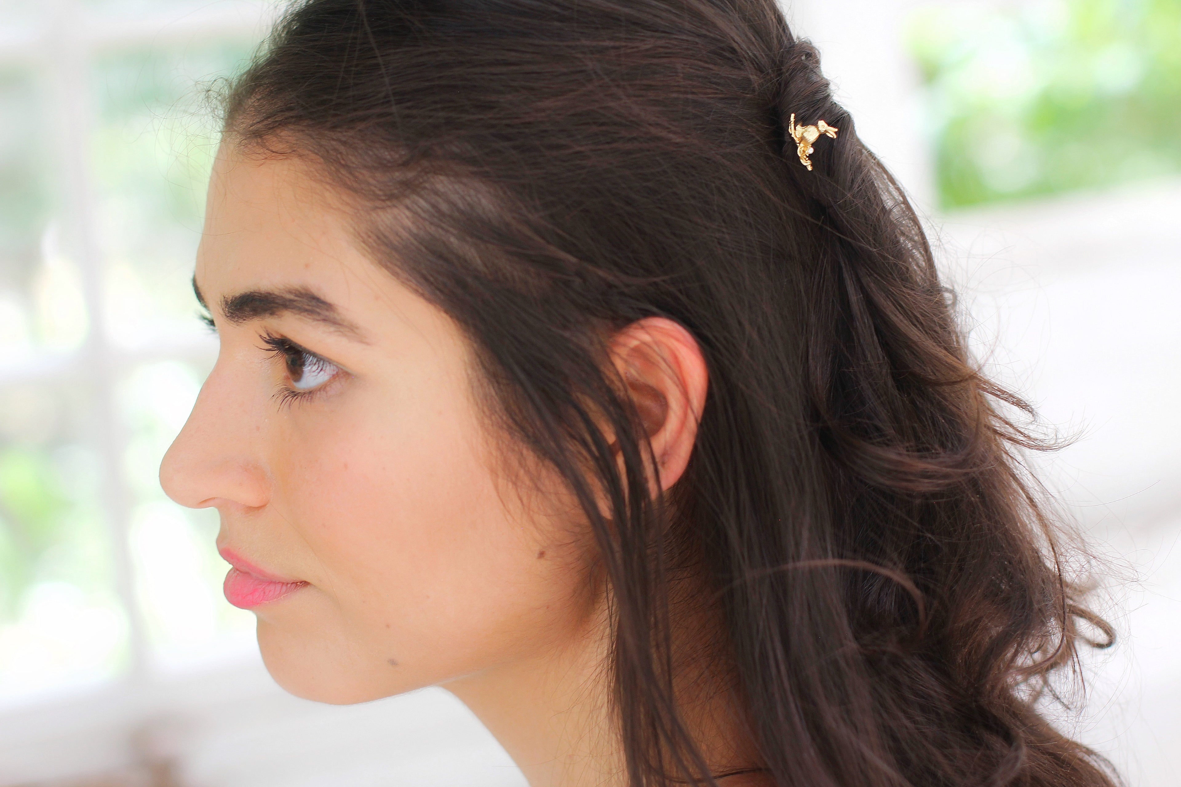 Cottontail Bunny Hair Pin