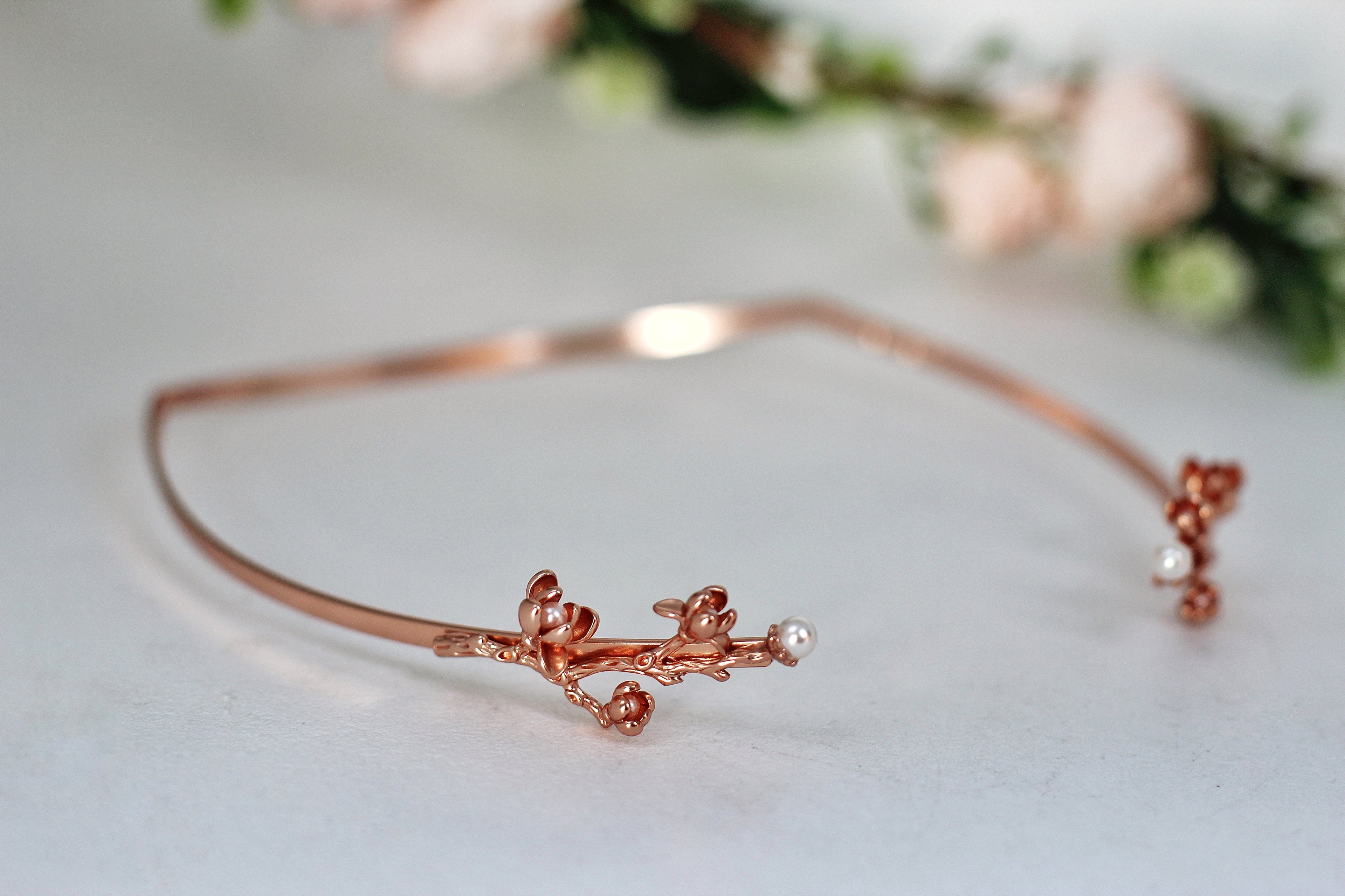 Blooming Magnolia Goddess Crown