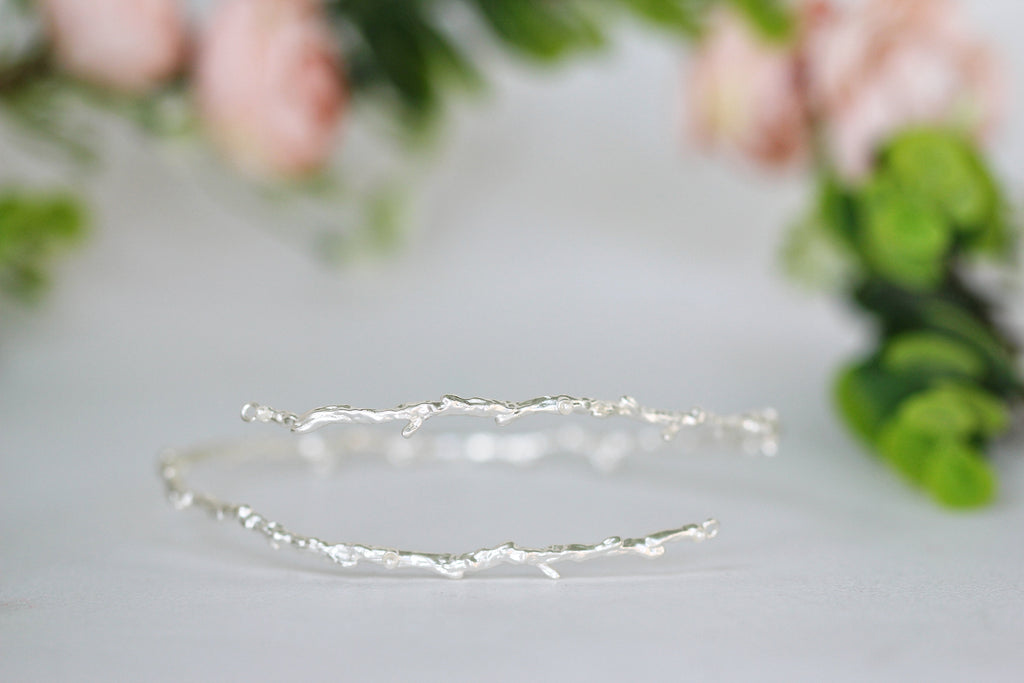 Rustic Branch with Seed Pearls Armband