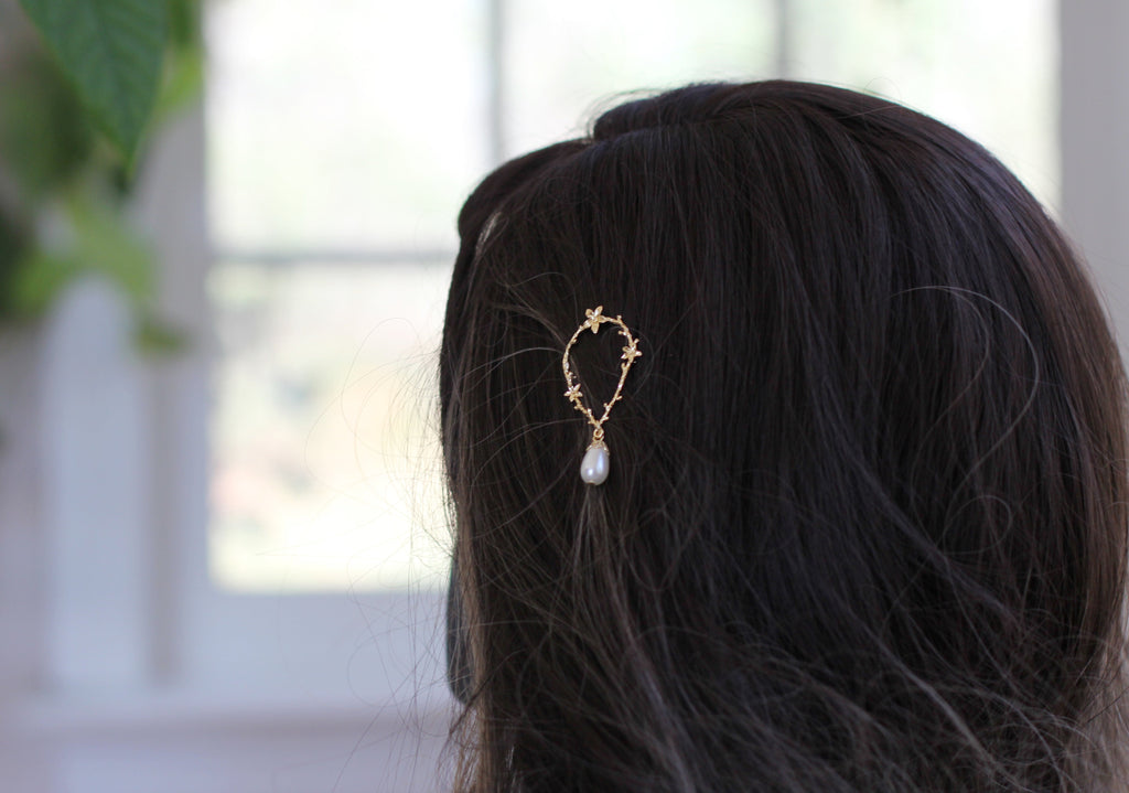 Floral Eden Wreath Barrette